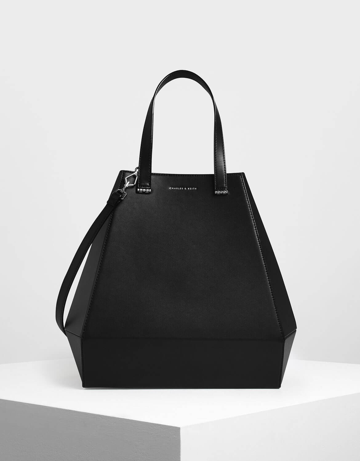 charles and keith geometric bag