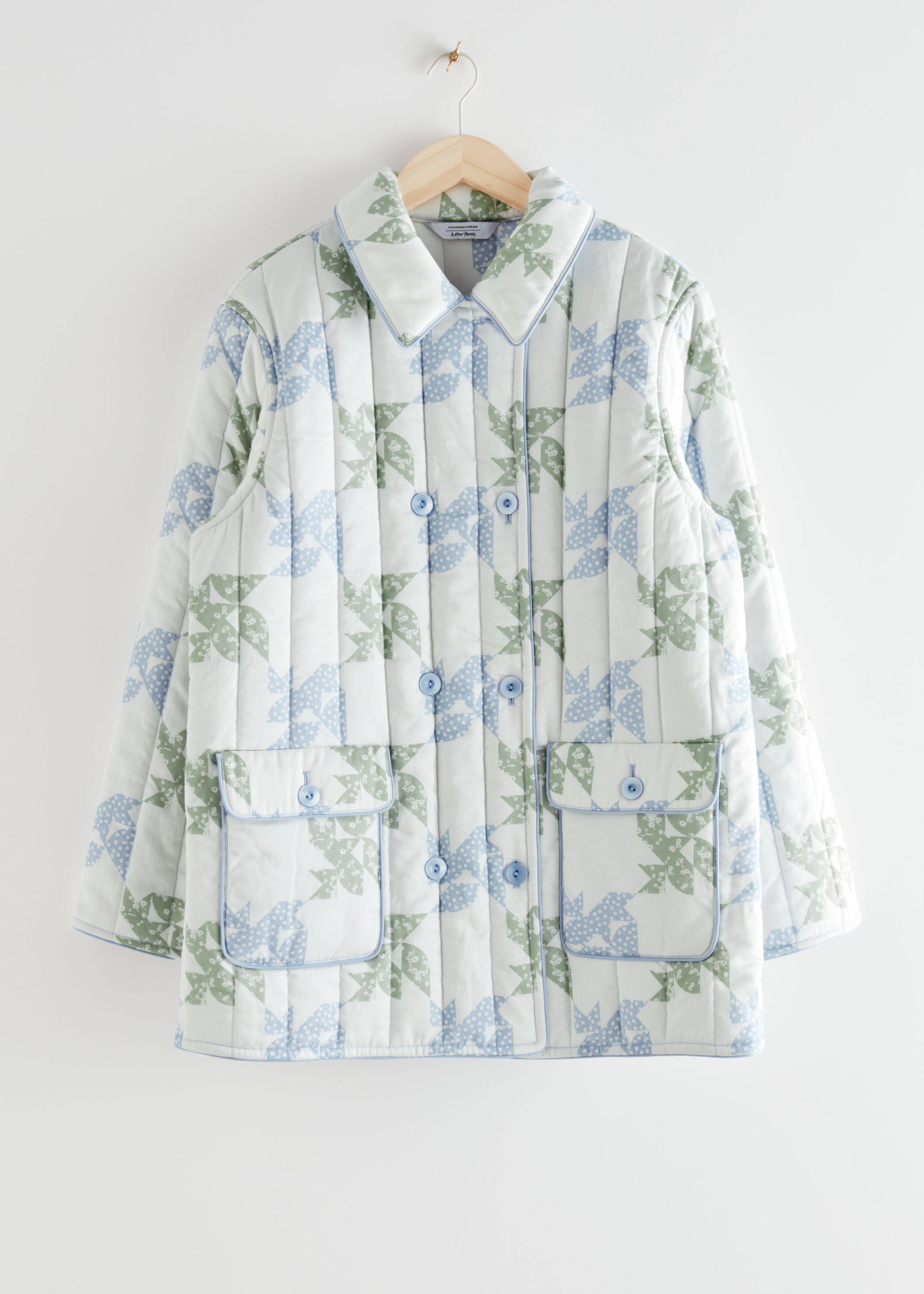 & other stories quilted coat