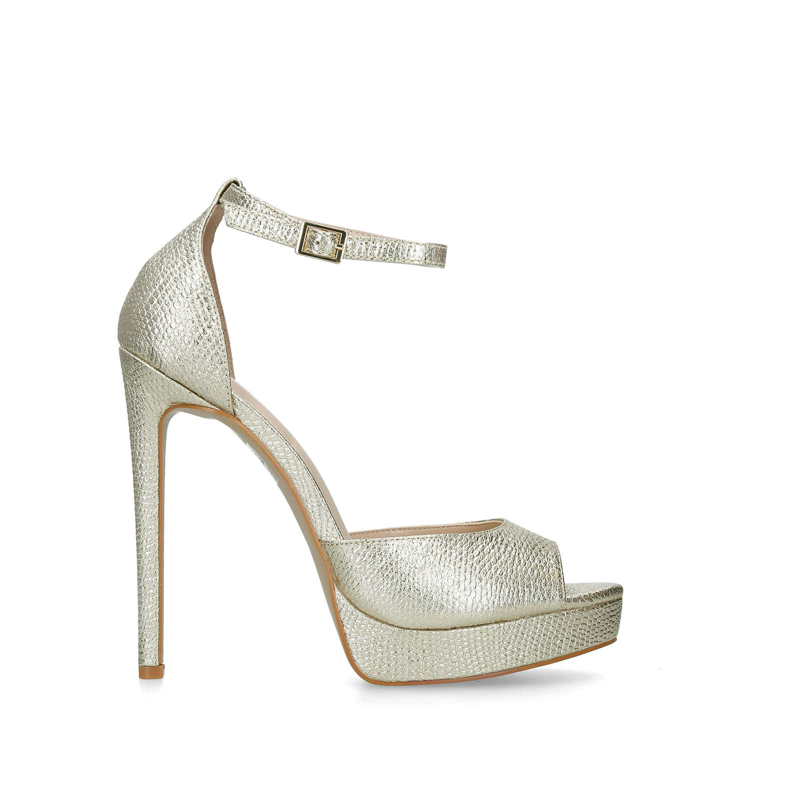 kurt geiger gold heels