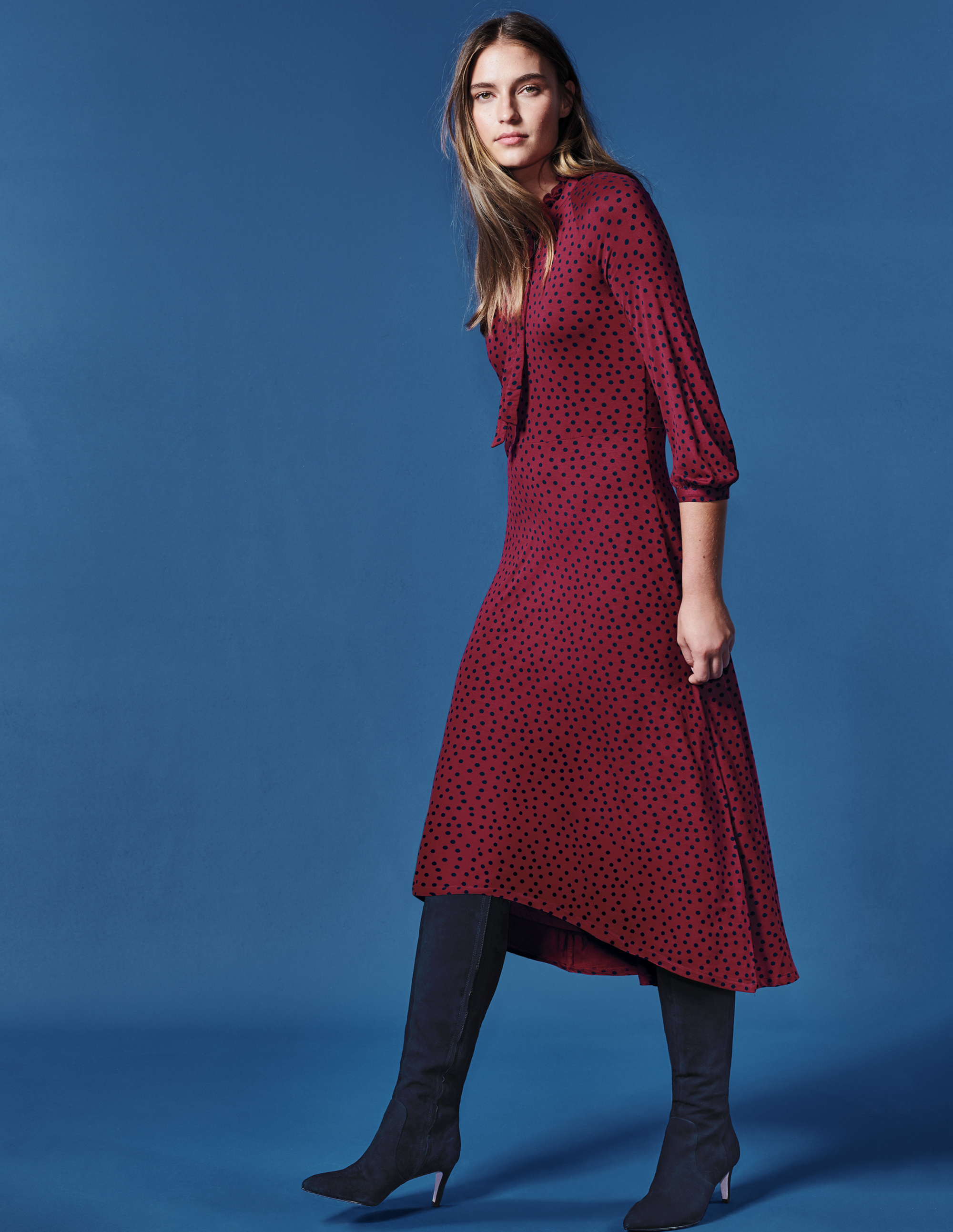 boden jersey midi dress