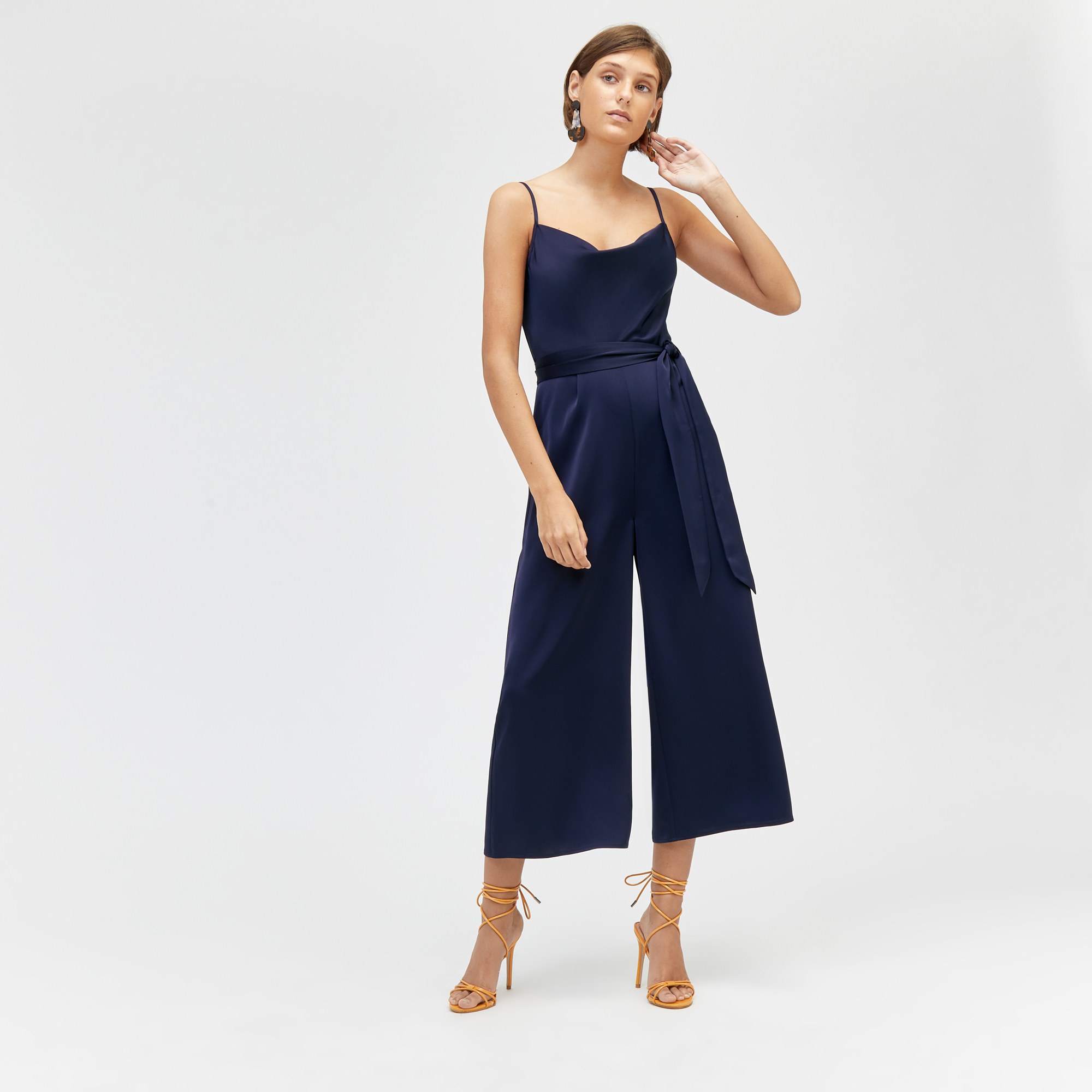 cowl jumpsuit