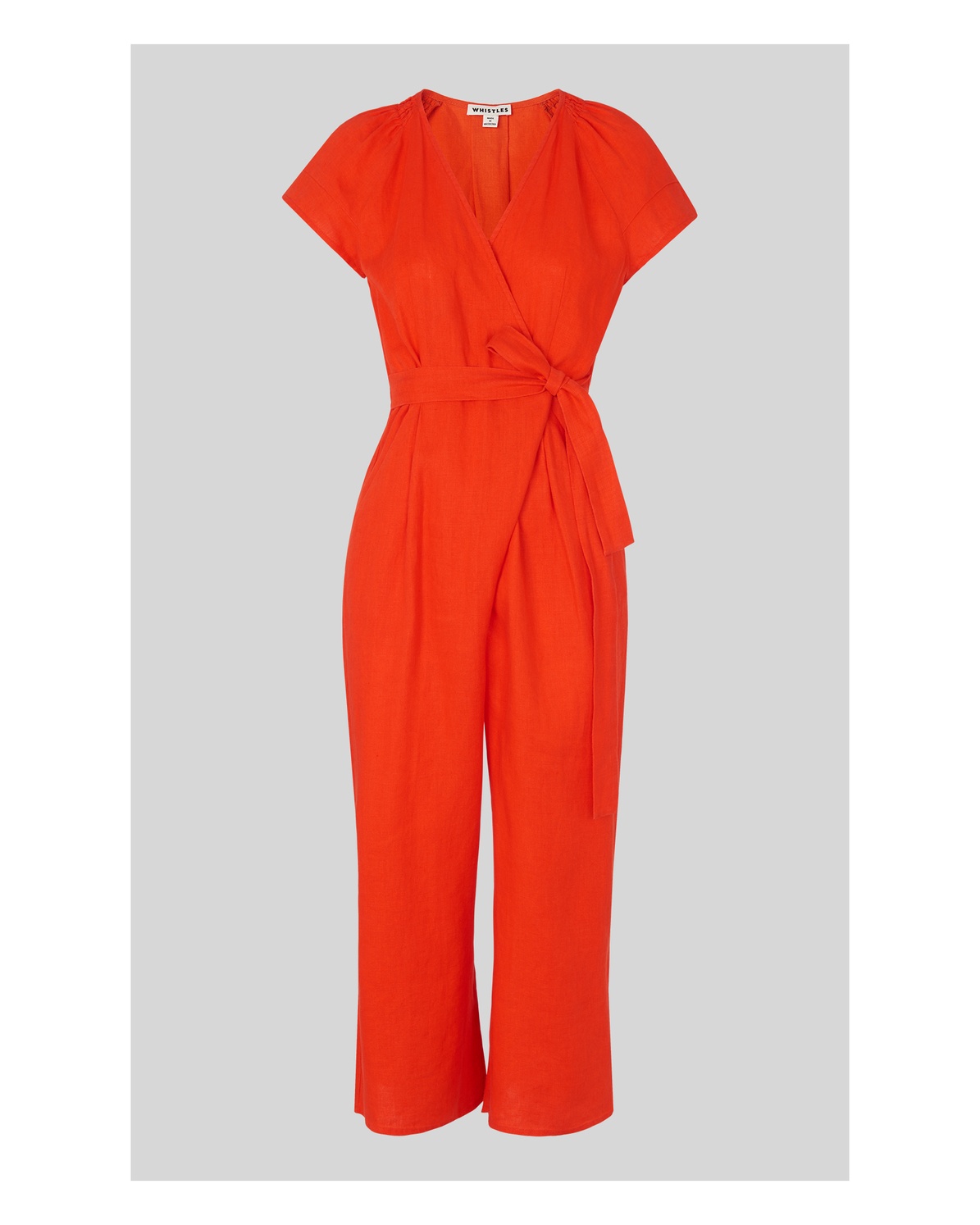 Whistles Etta Linen Jumpsuit 2024 www tofrei