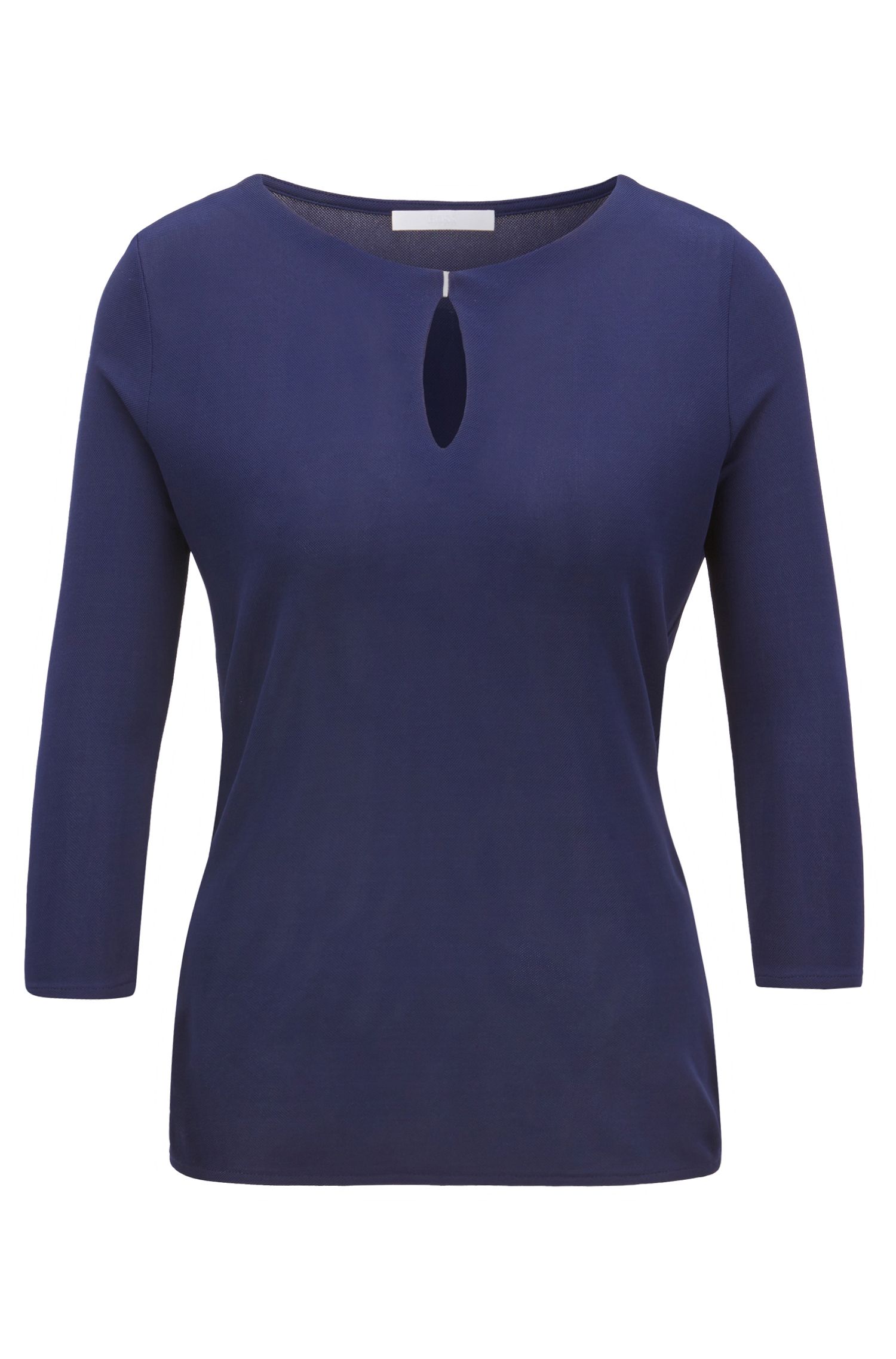 keyhole neck top