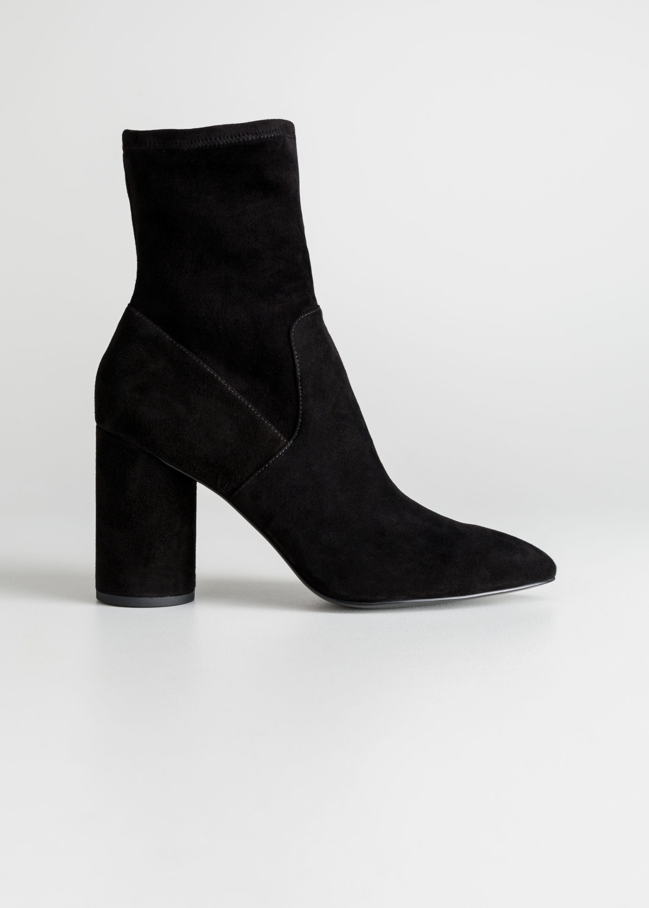 grey suede sock boots