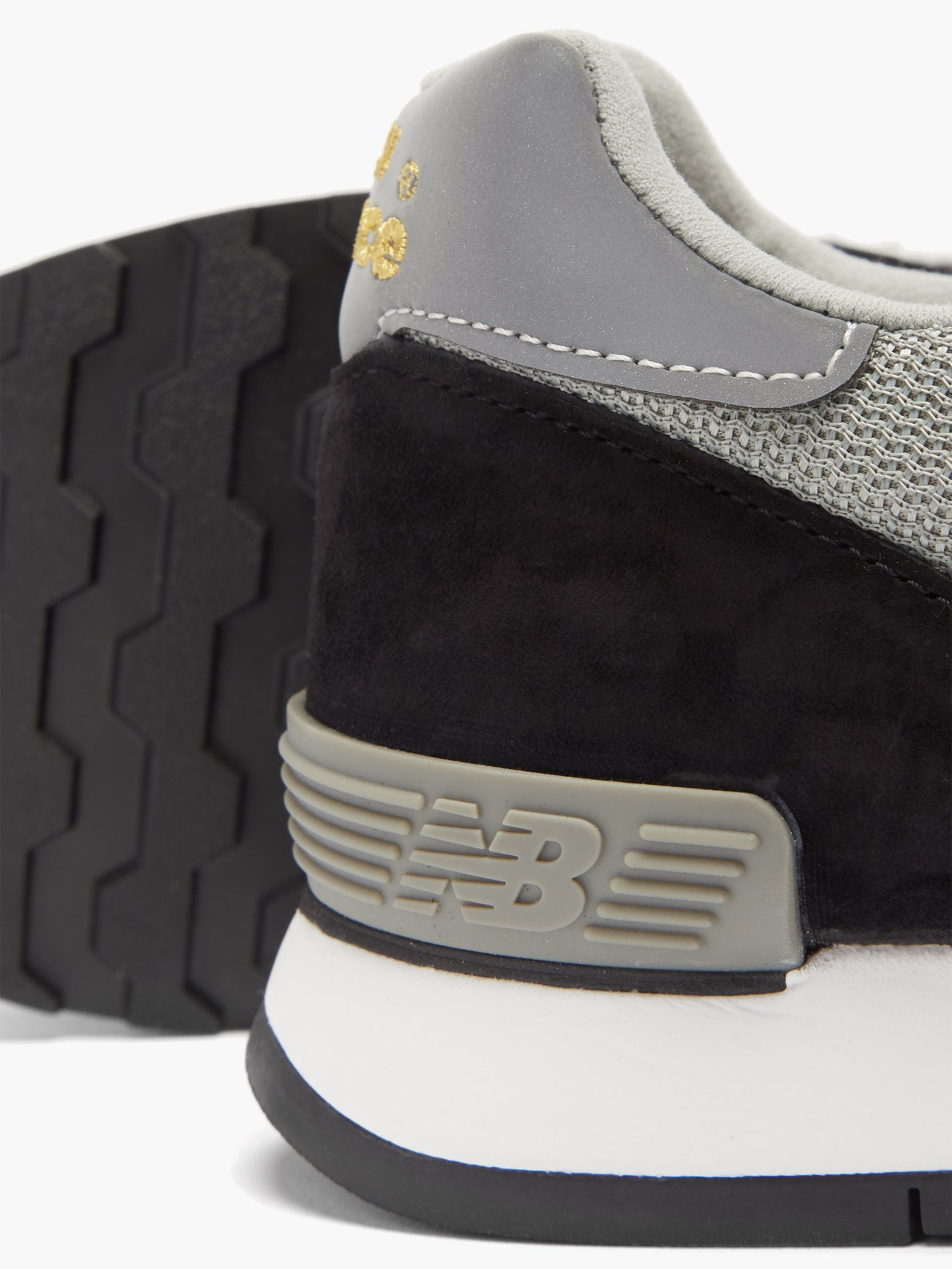 new balance 670 suede and mesh trainers