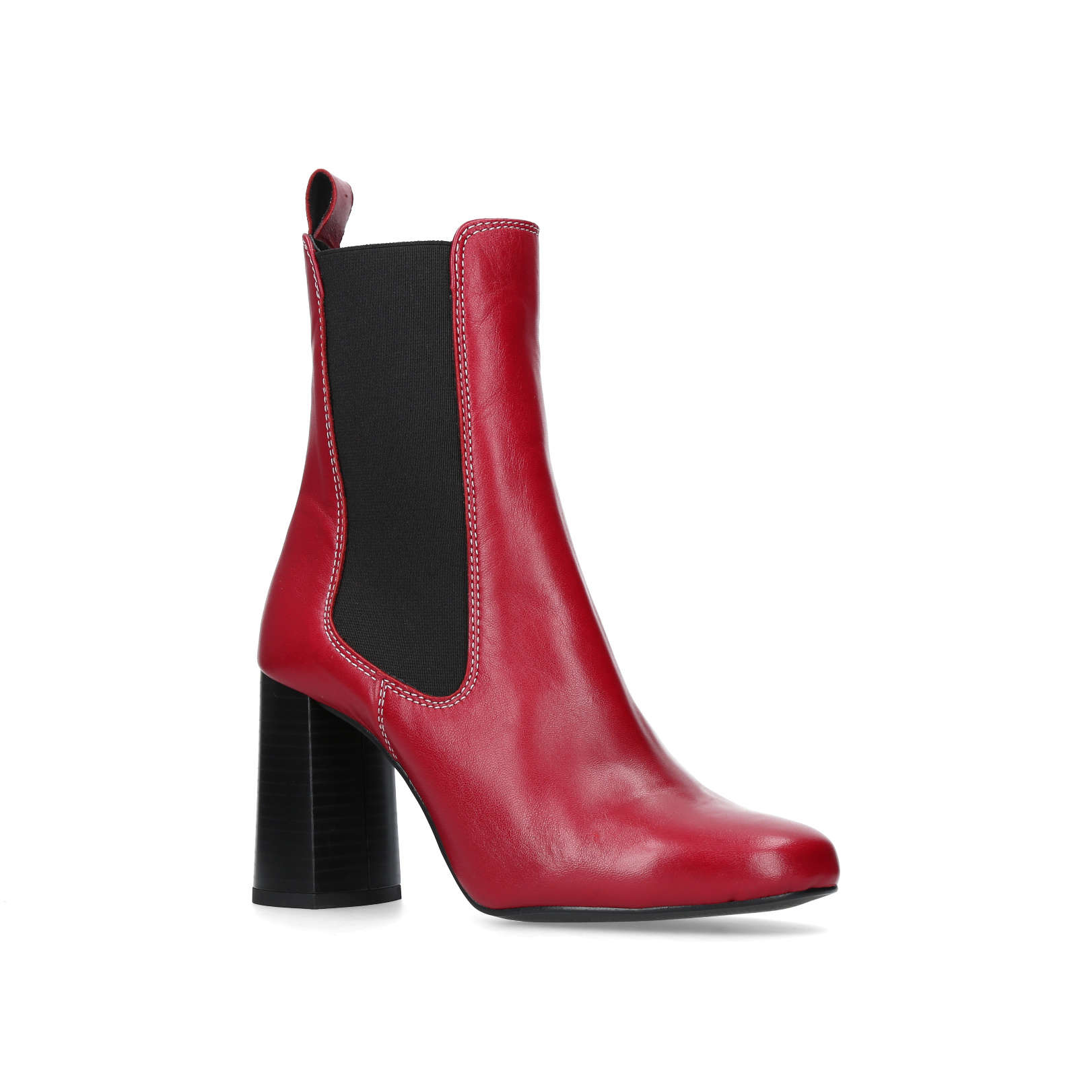 kurt geiger red ankle boots
