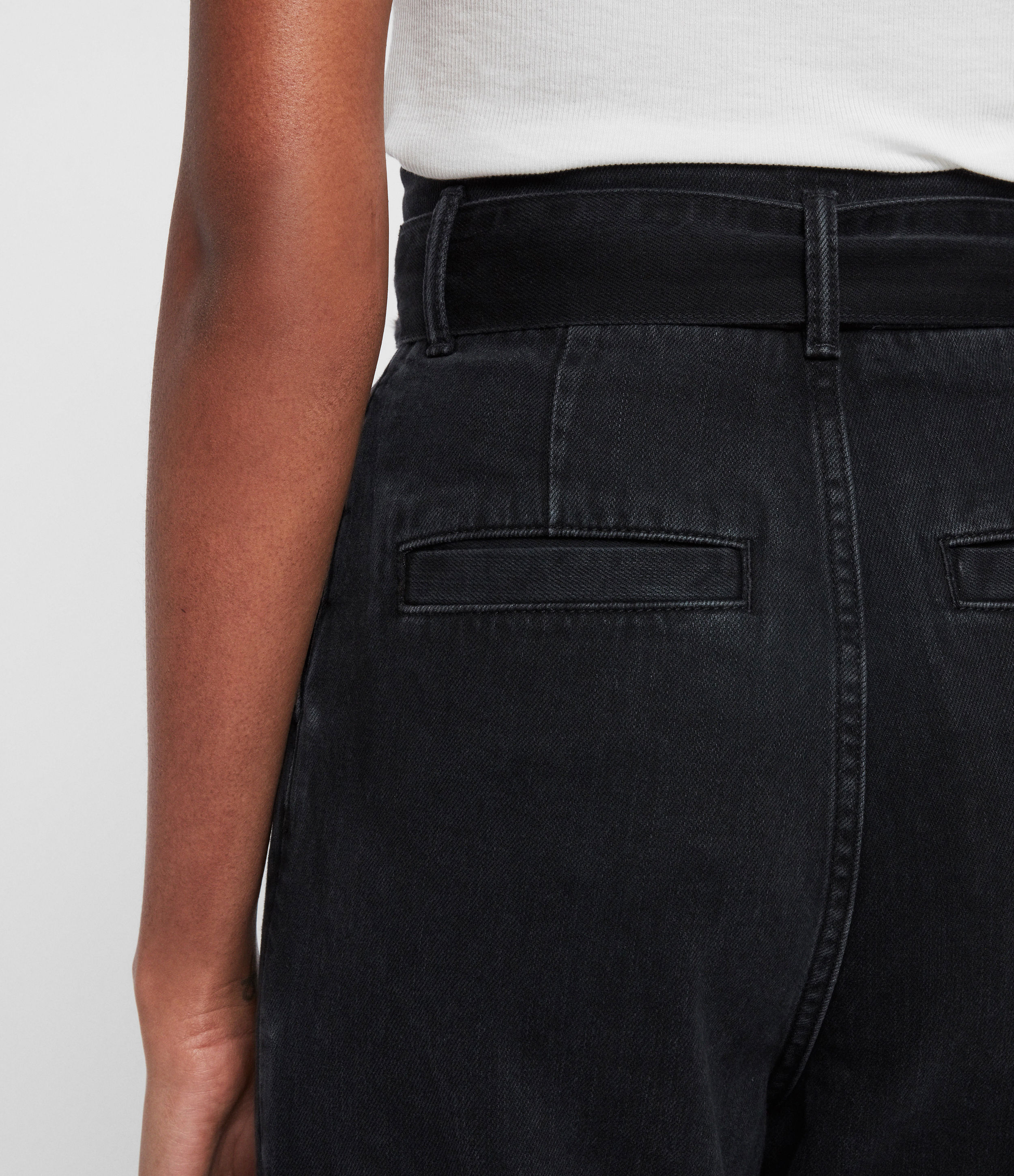high rise crop jean