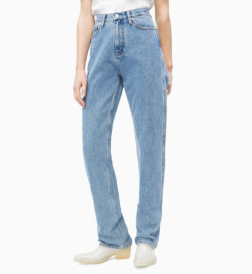 ckj 030 high rise straight jeans