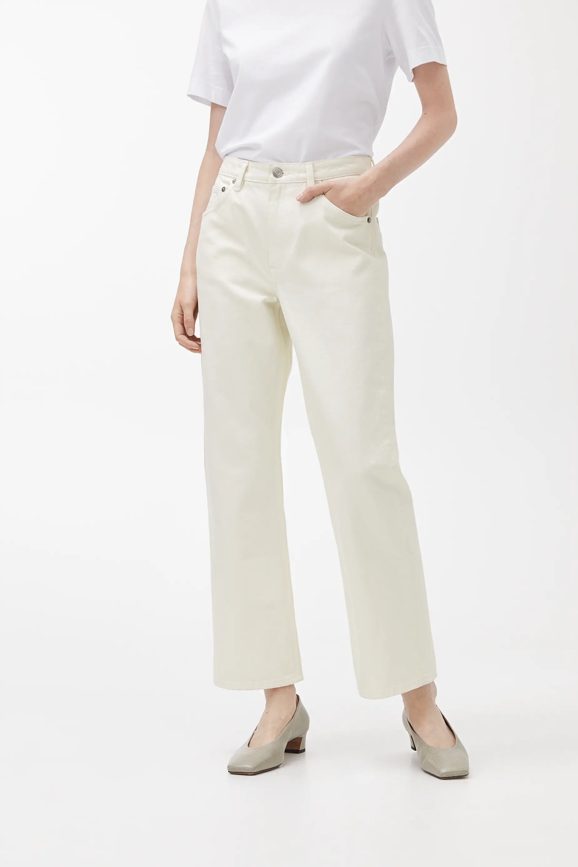 arket cropped jeans