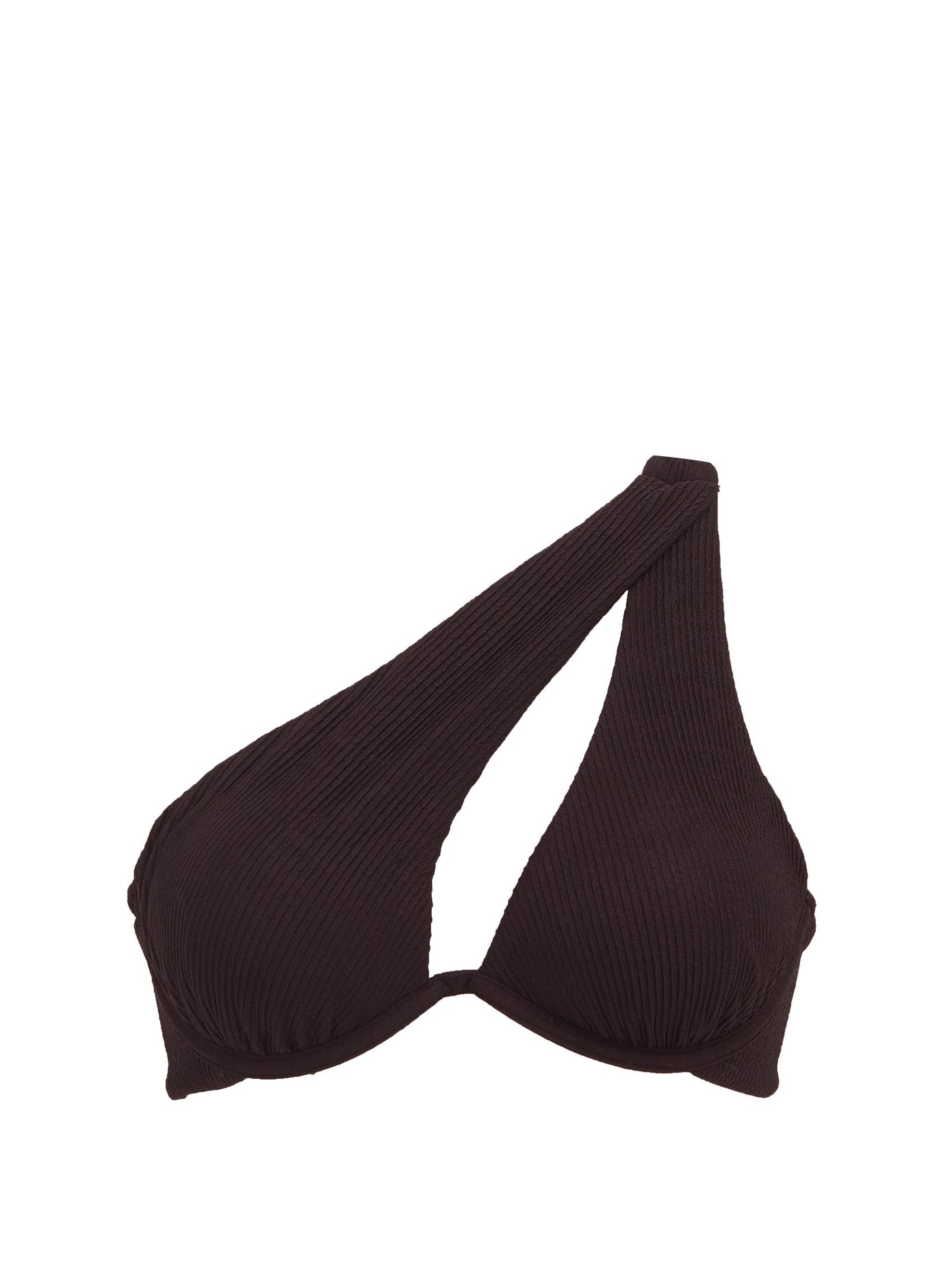 black cut out bikini top