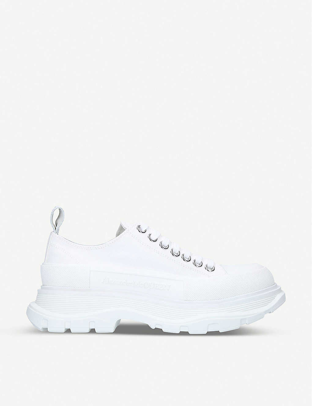 alexander mcqueen canvas trainers