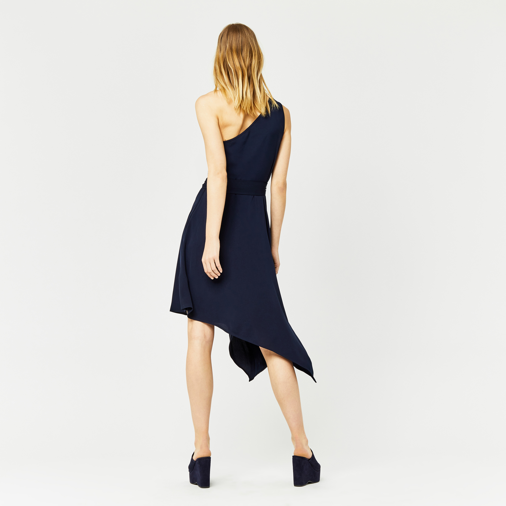 warehouse one shoulder dress