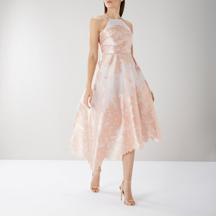 coast rose gold dress