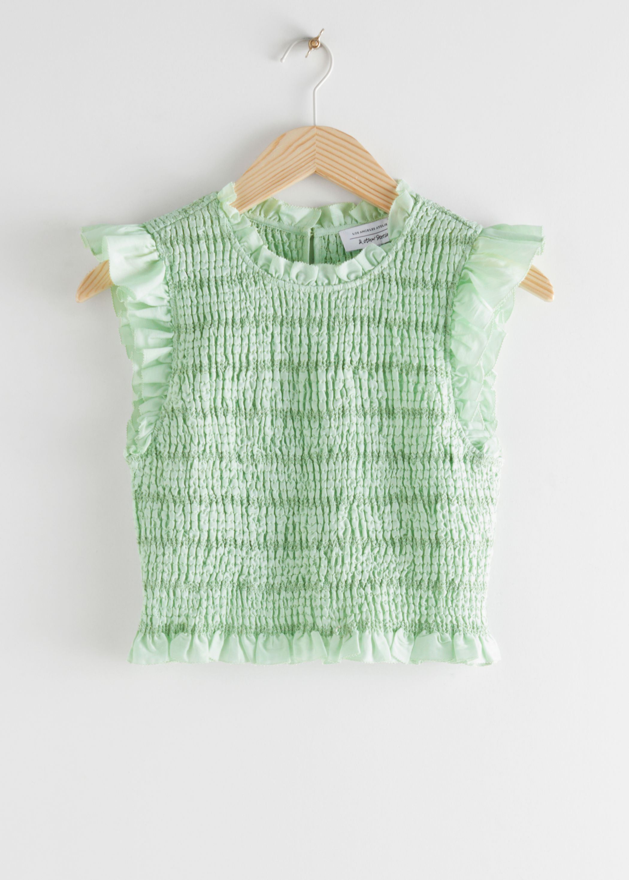 smocked crop