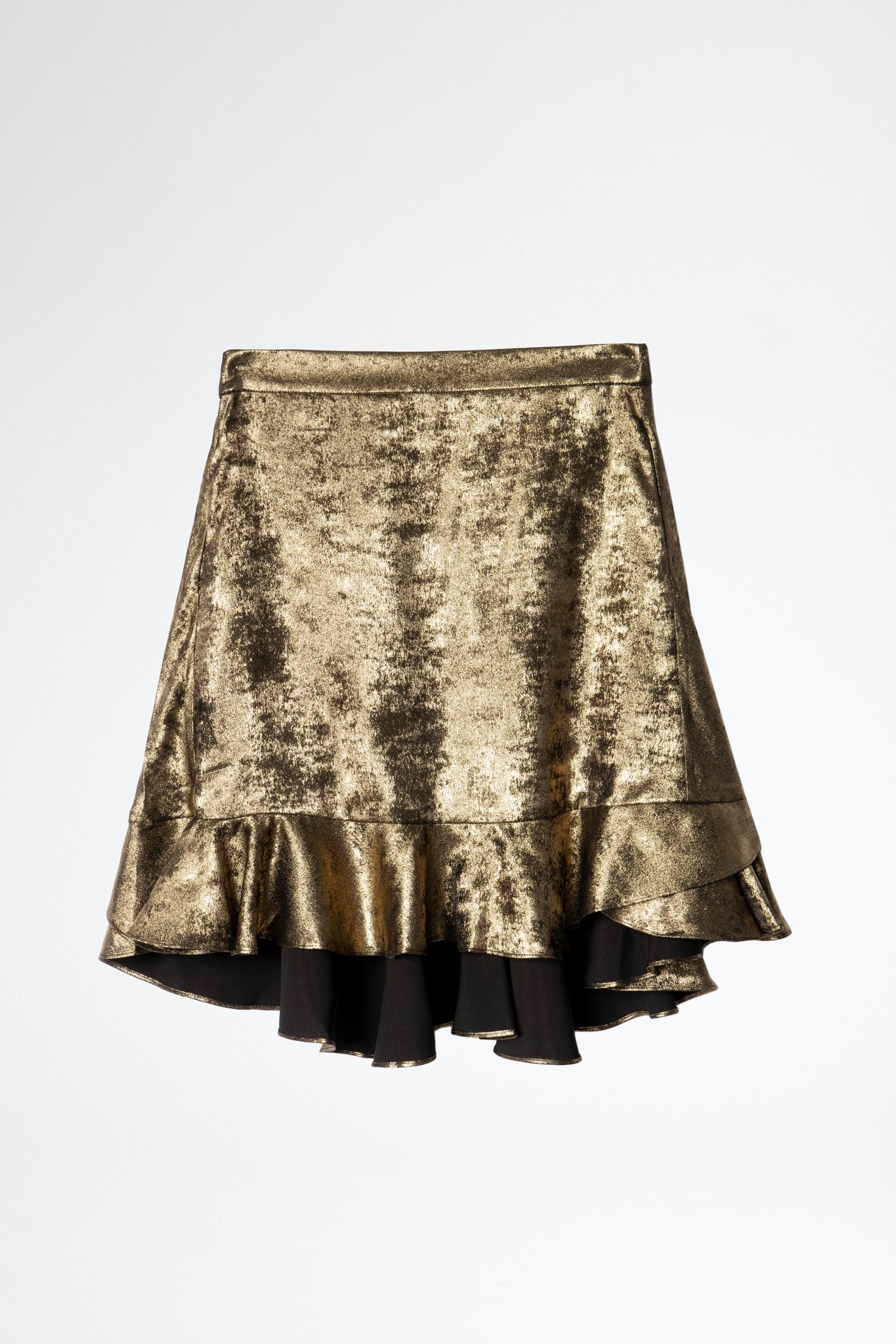 gold skirt