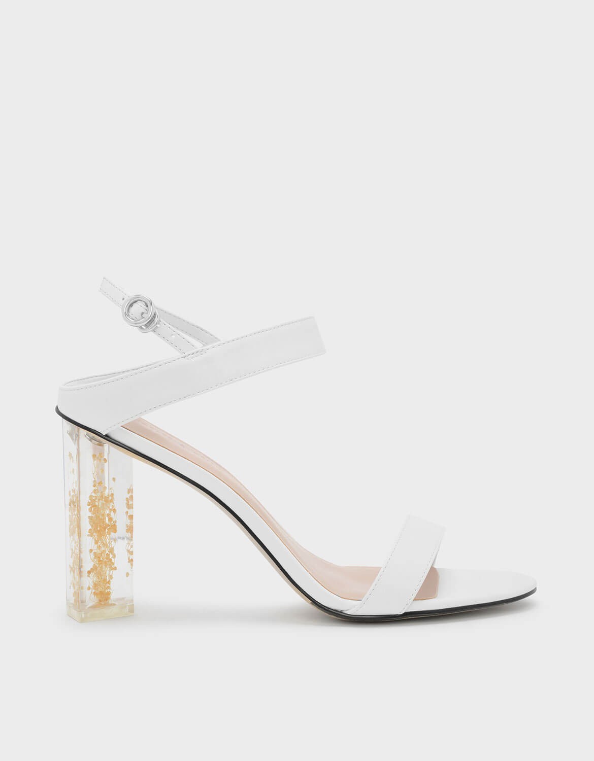 charles and keith lucite heels
