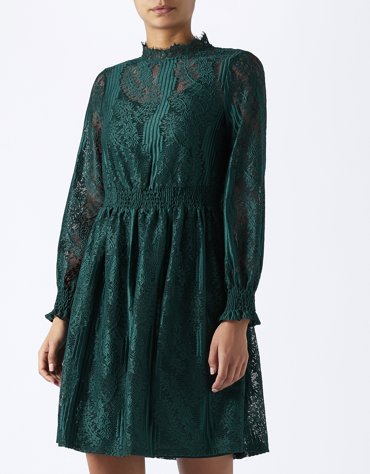 monsoon green lace dress