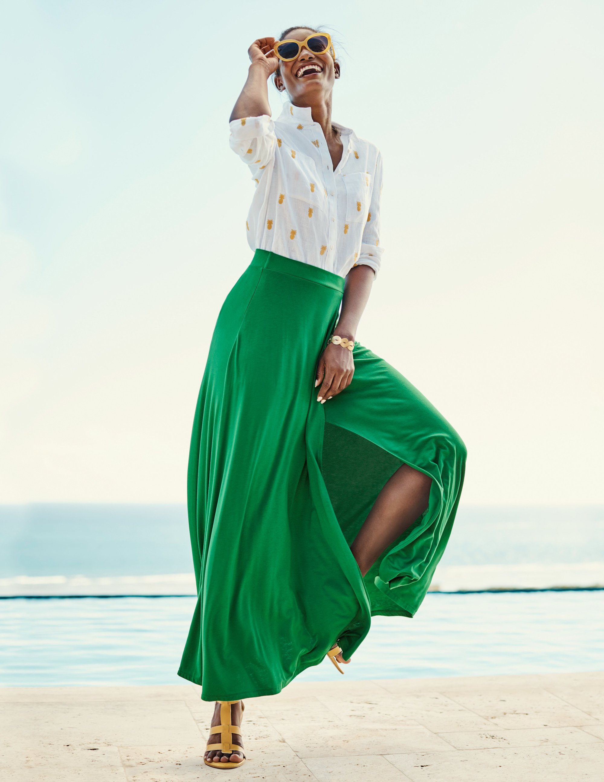 boden albany jersey maxi skirt