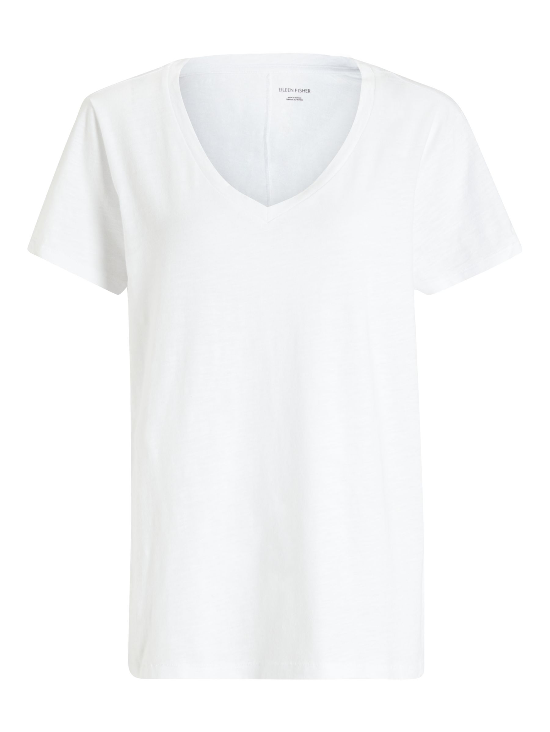 eileen fisher v neck jersey tee