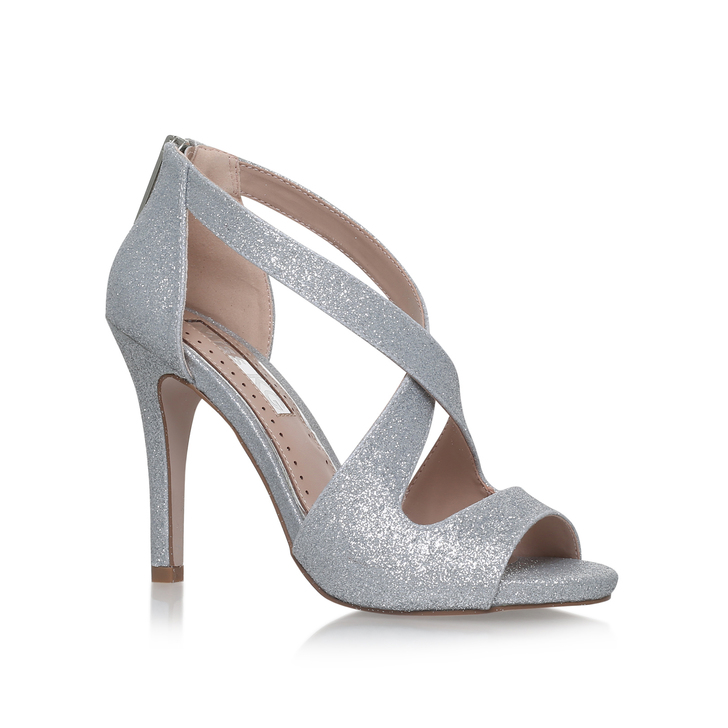 miss kg silver heels