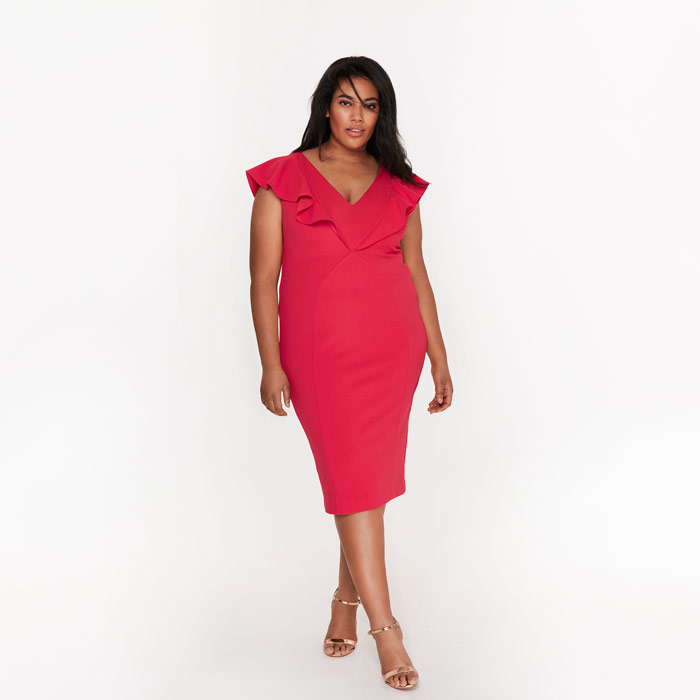 coast raspberry dress