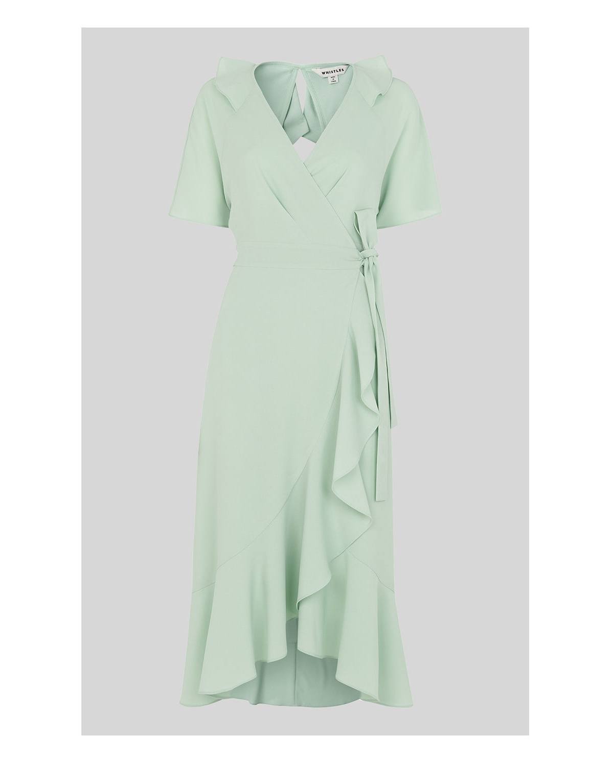 Abigail Frill Wrap Dress | Endource