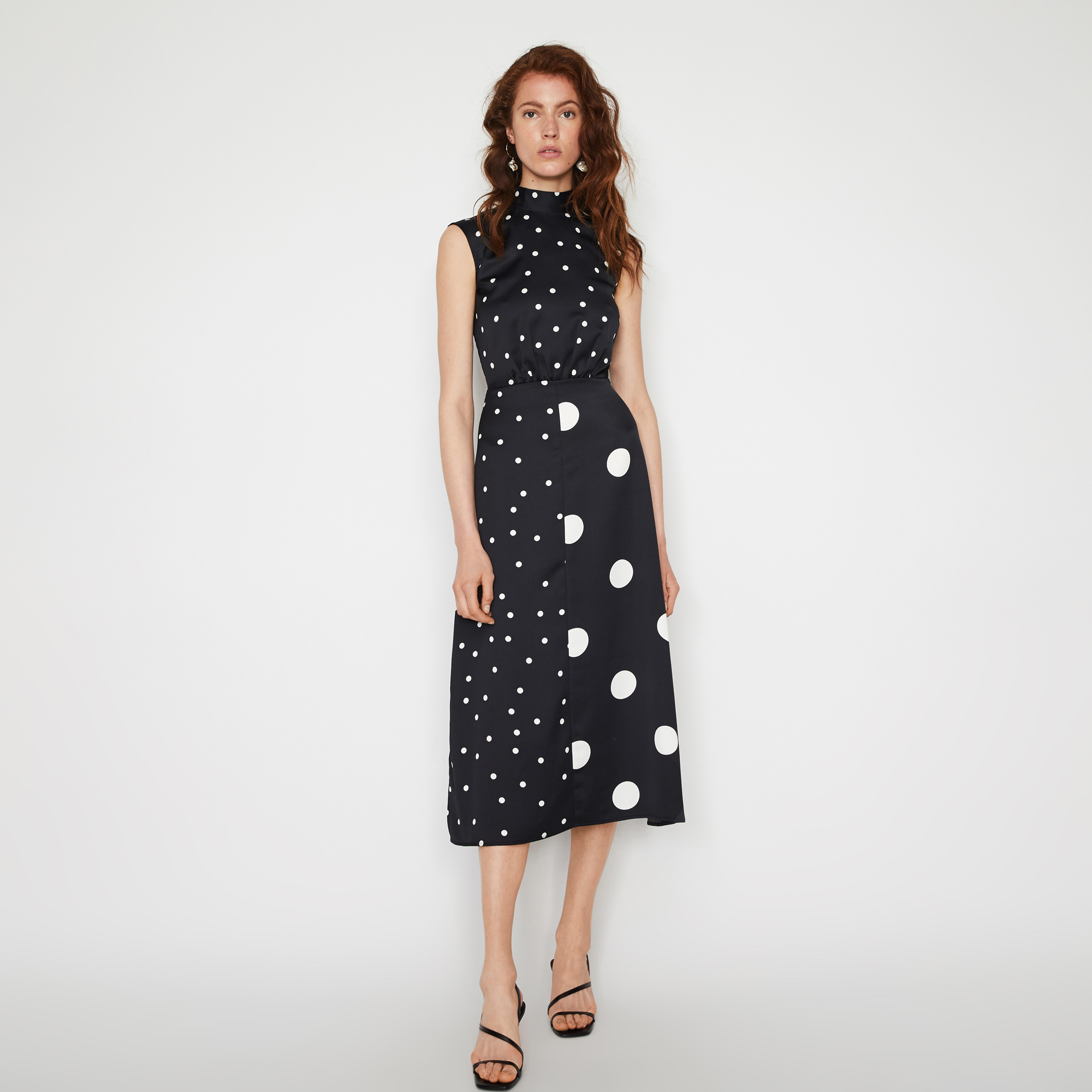 warehouse polka dress