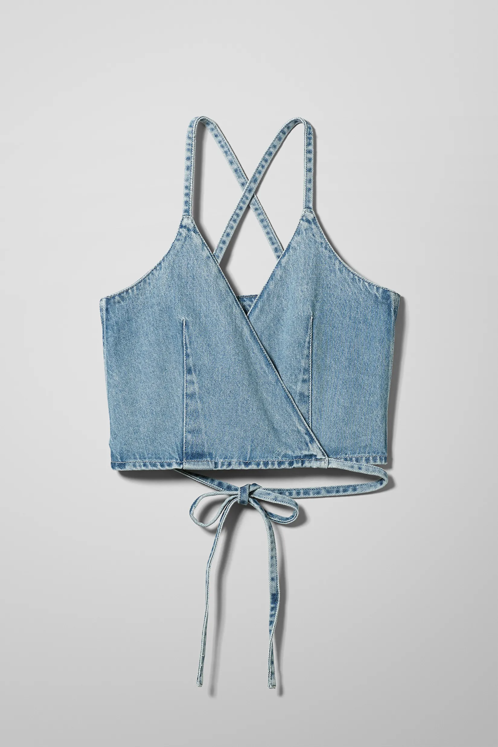weekday denim top
