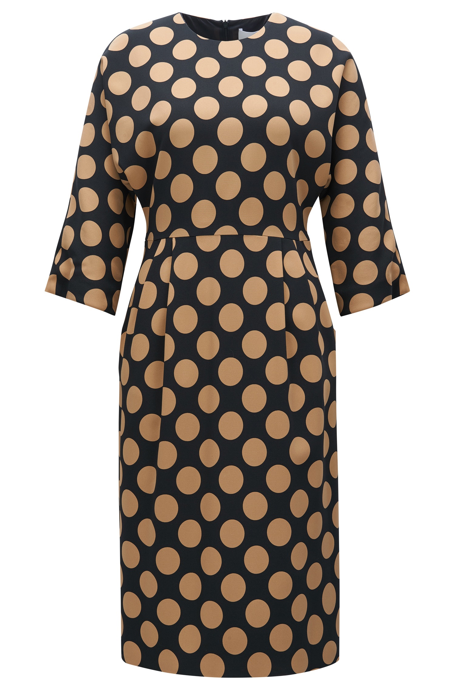hugo boss polka dot dress
