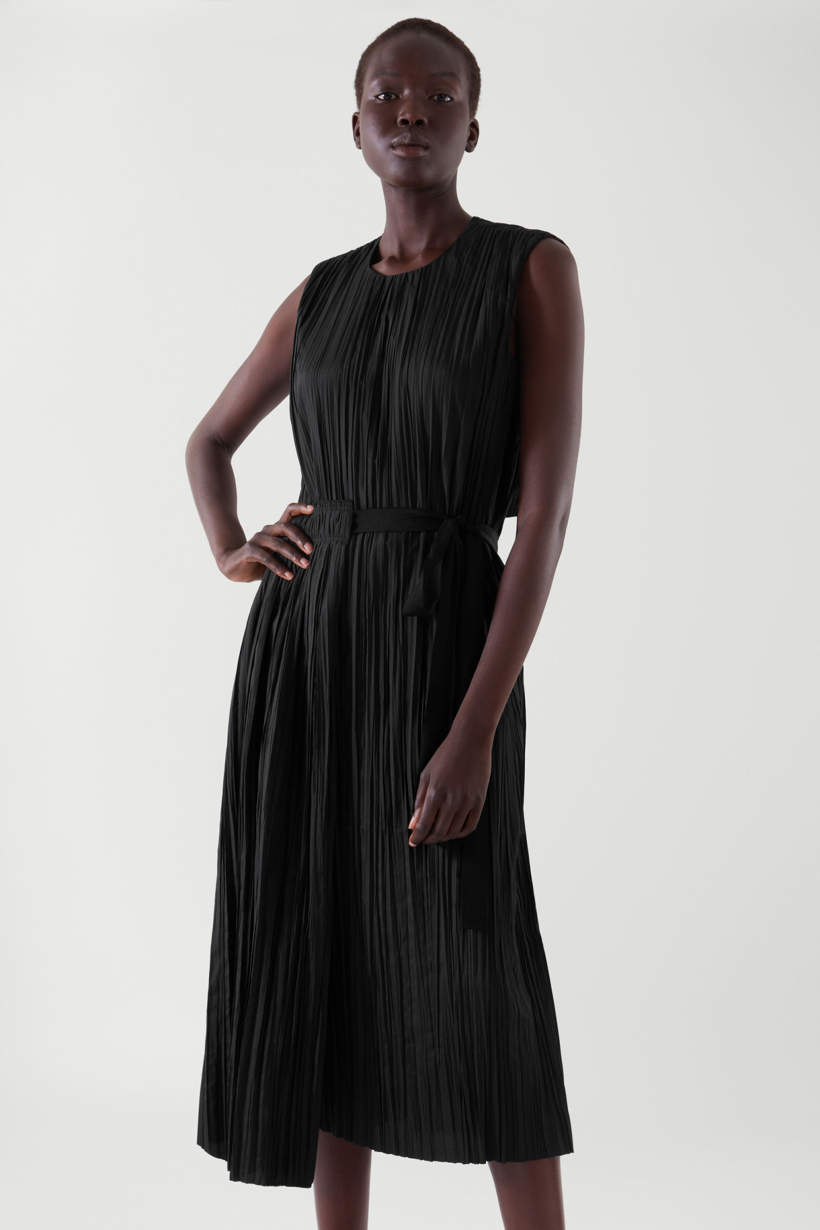 Pleated Wrap Dress | Endource