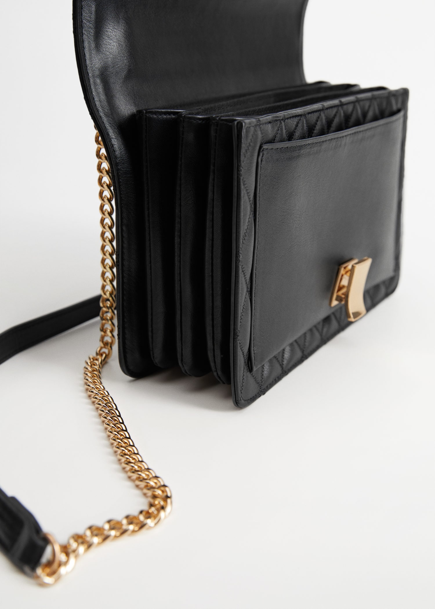 mango chain cross body bag