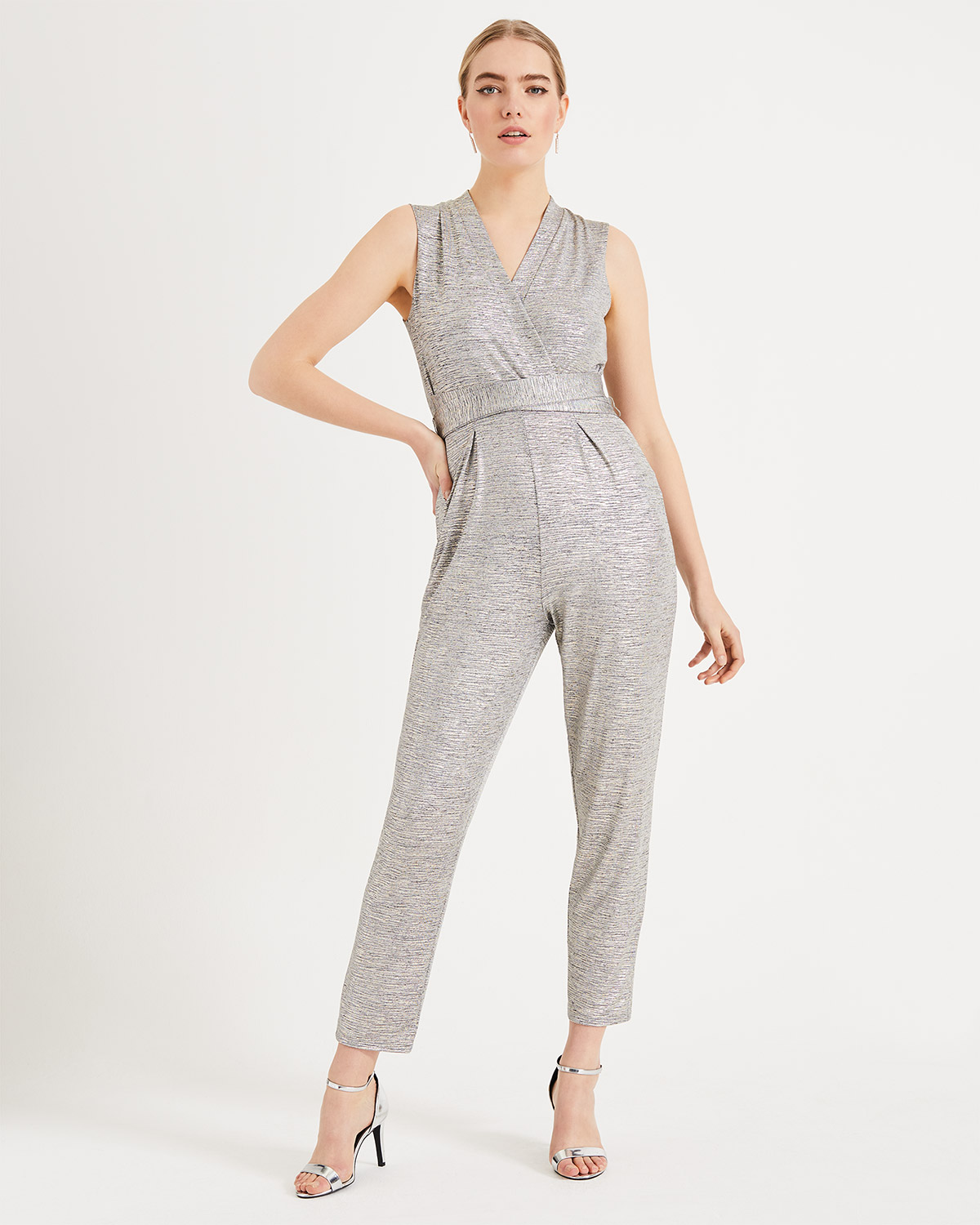 phase eight foil jumpsuit