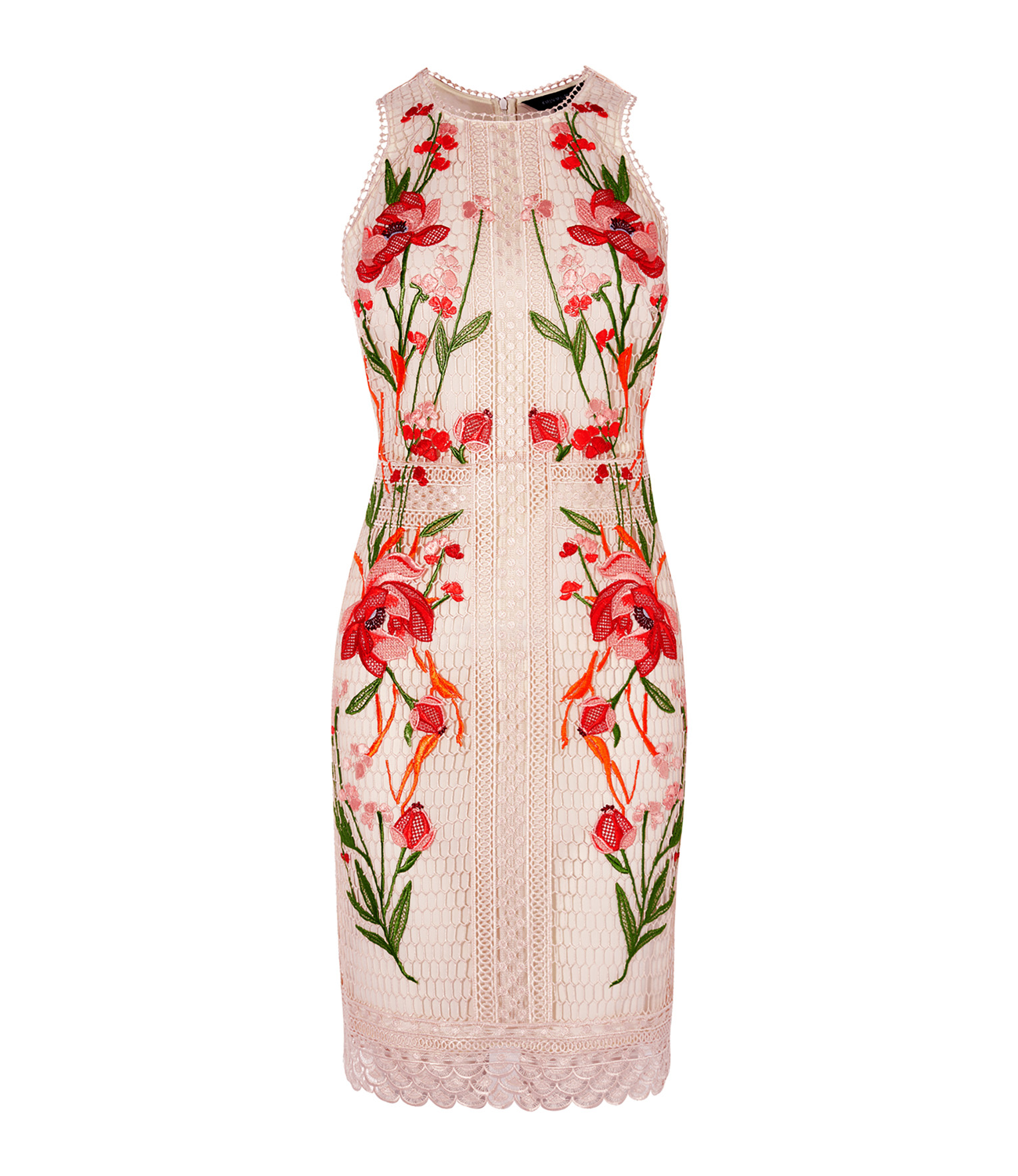 karen millen embroidered dress