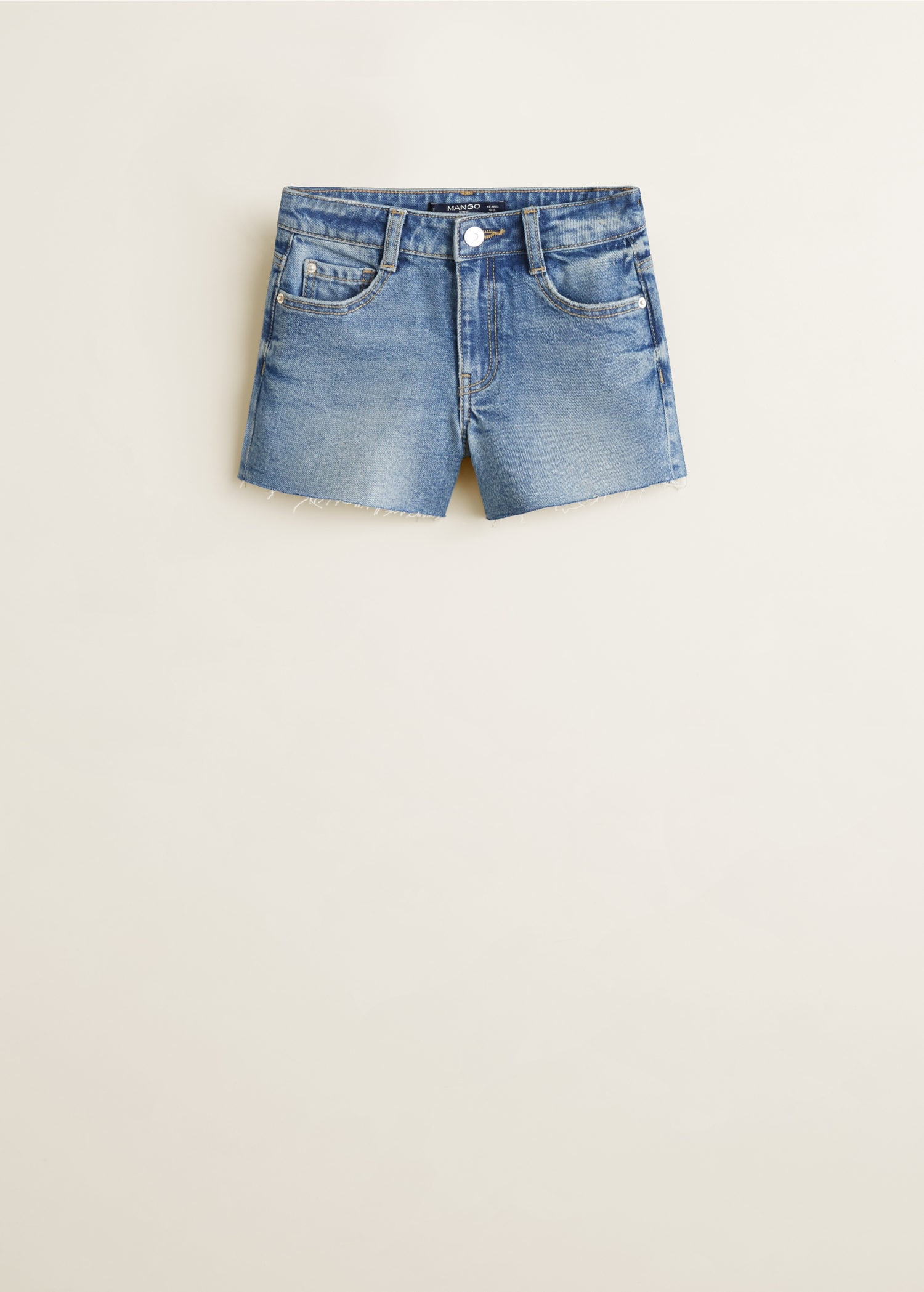 mango denim shorts