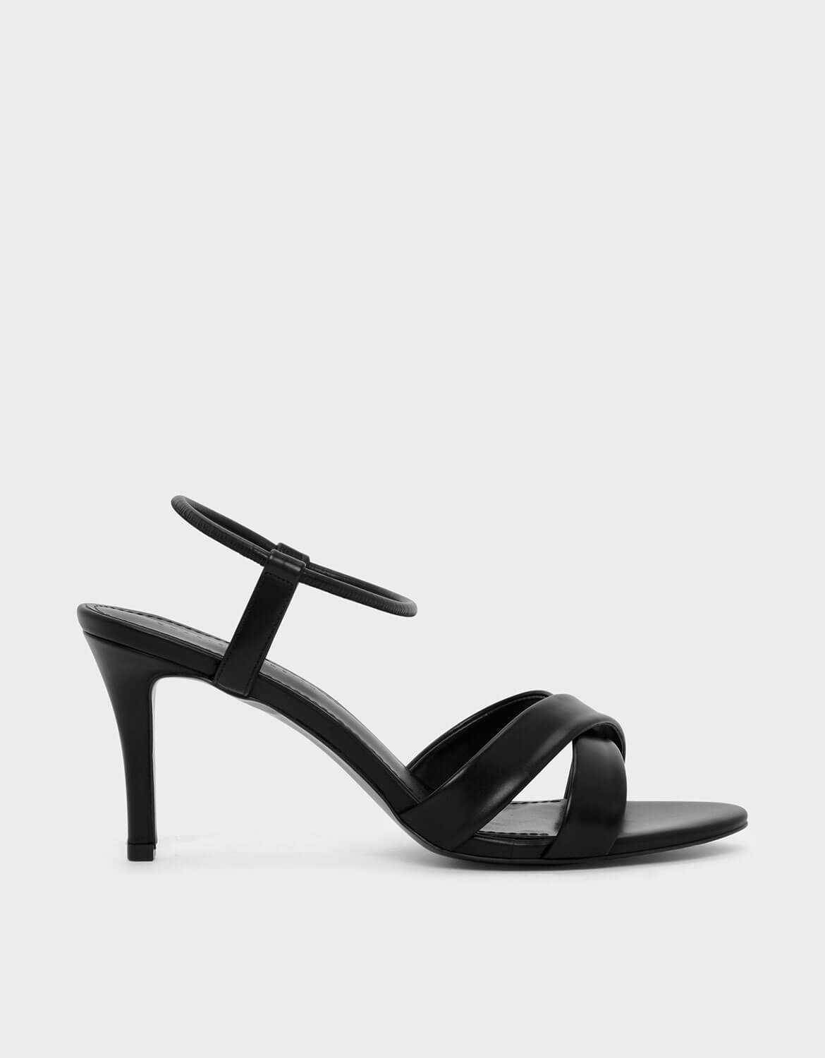 criss cross heeled sandals