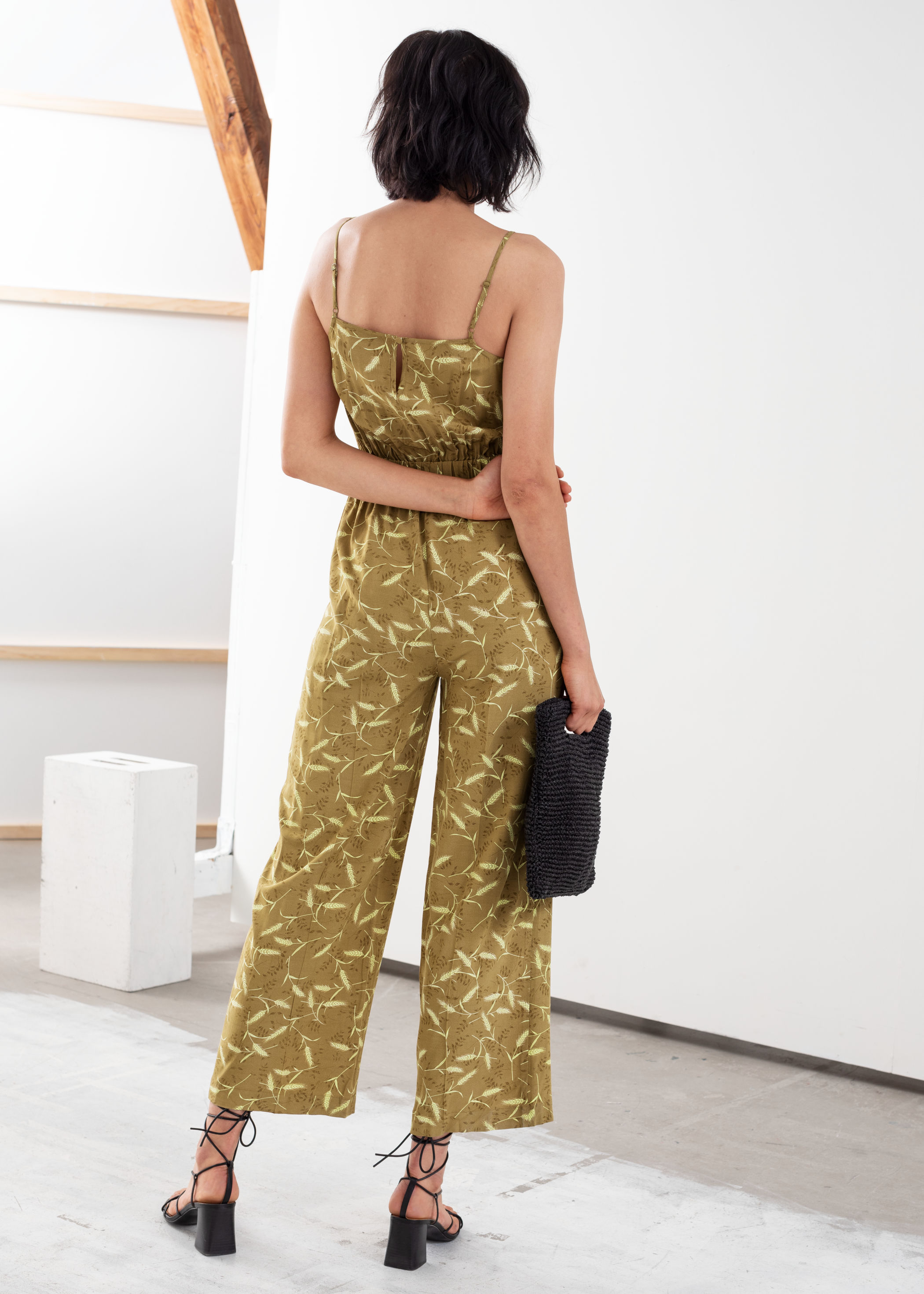 square neck jumpsuit