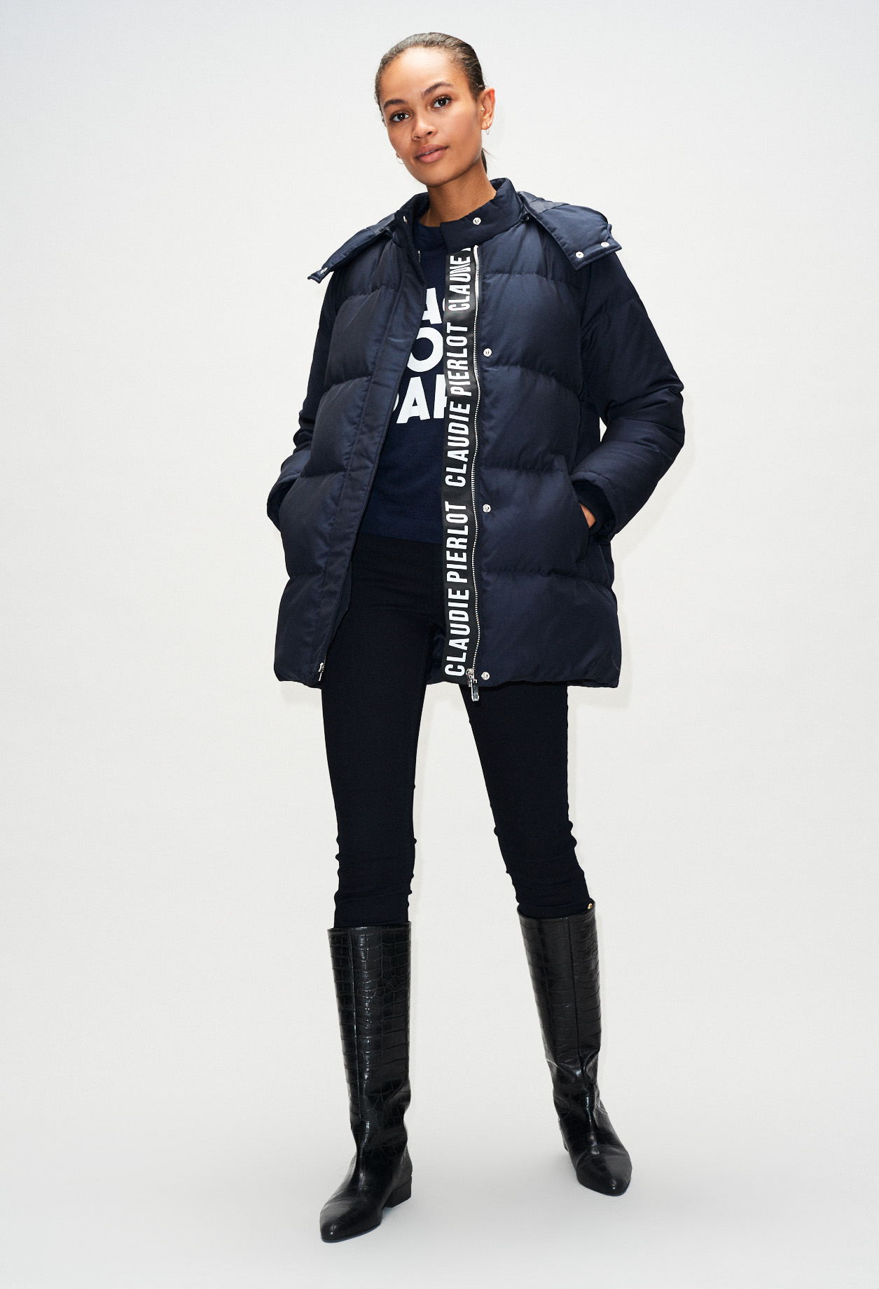 claudie pierlot down coat