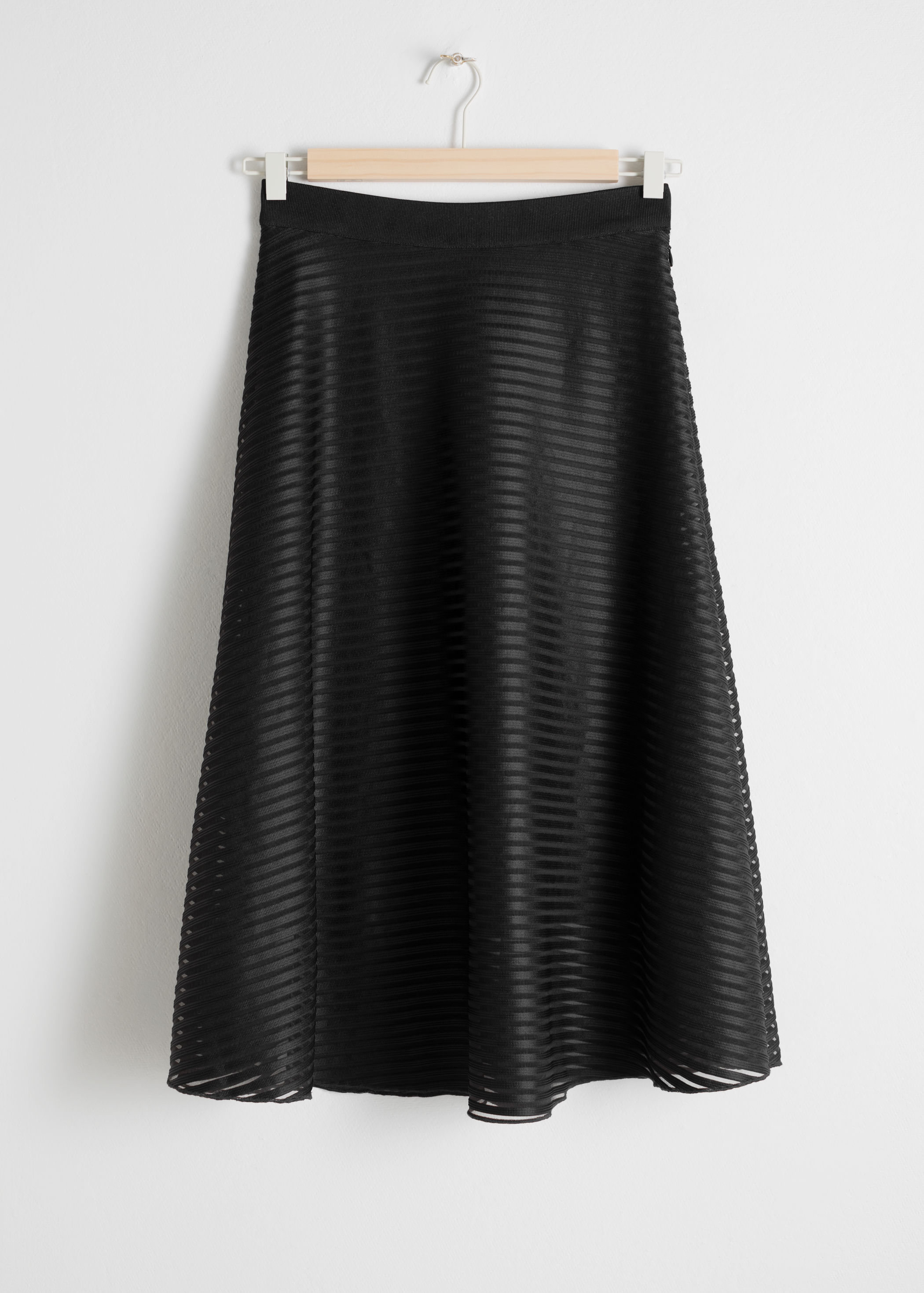 Striped A-Line Skirt | Endource