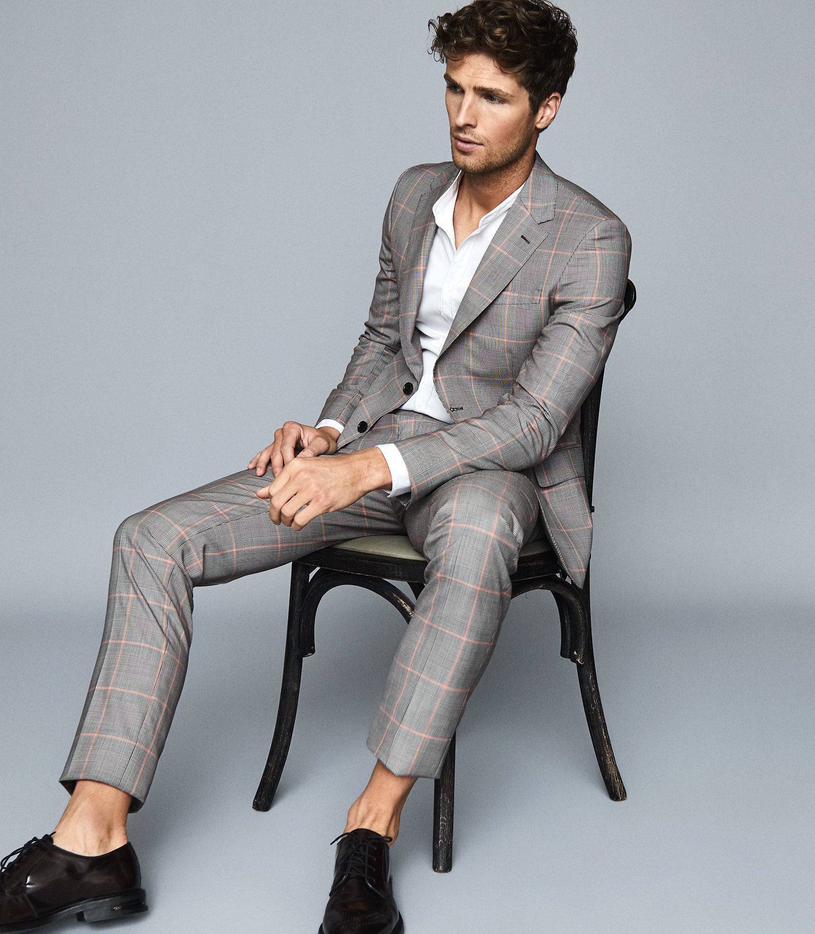 reiss grey suit