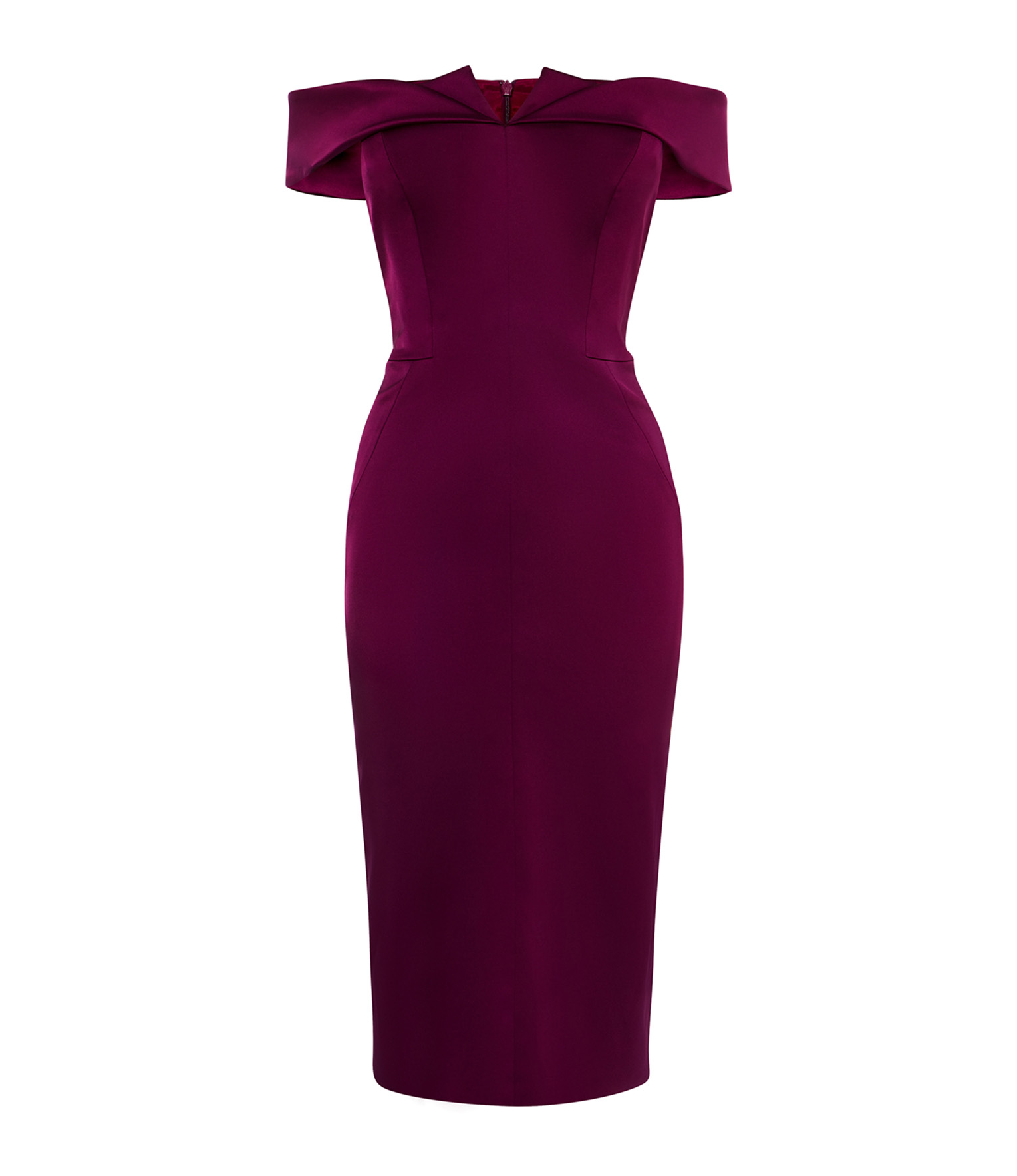 karen millen satin bodycon dress