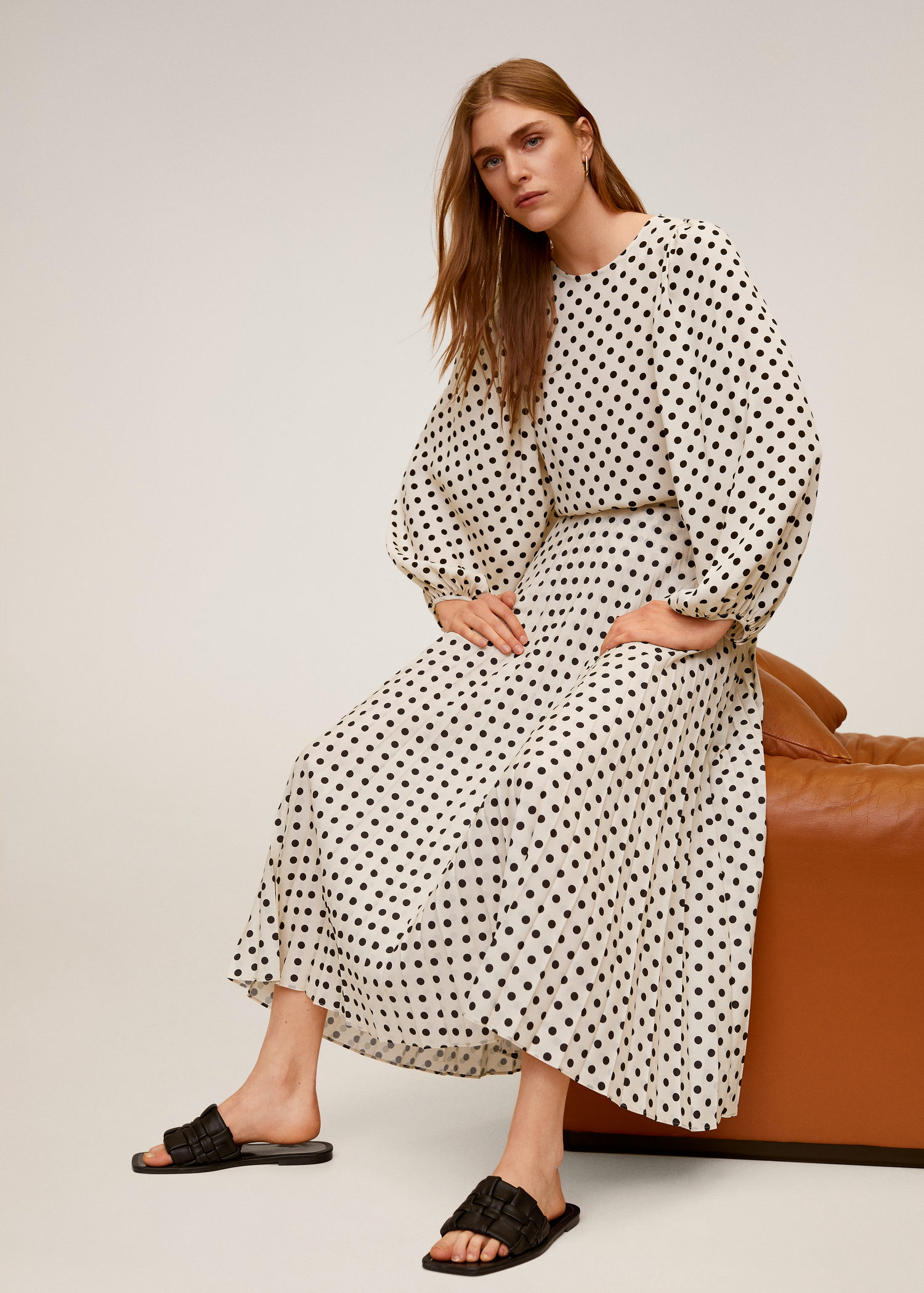 mango polka dot