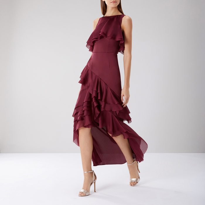 coast ruffle dress