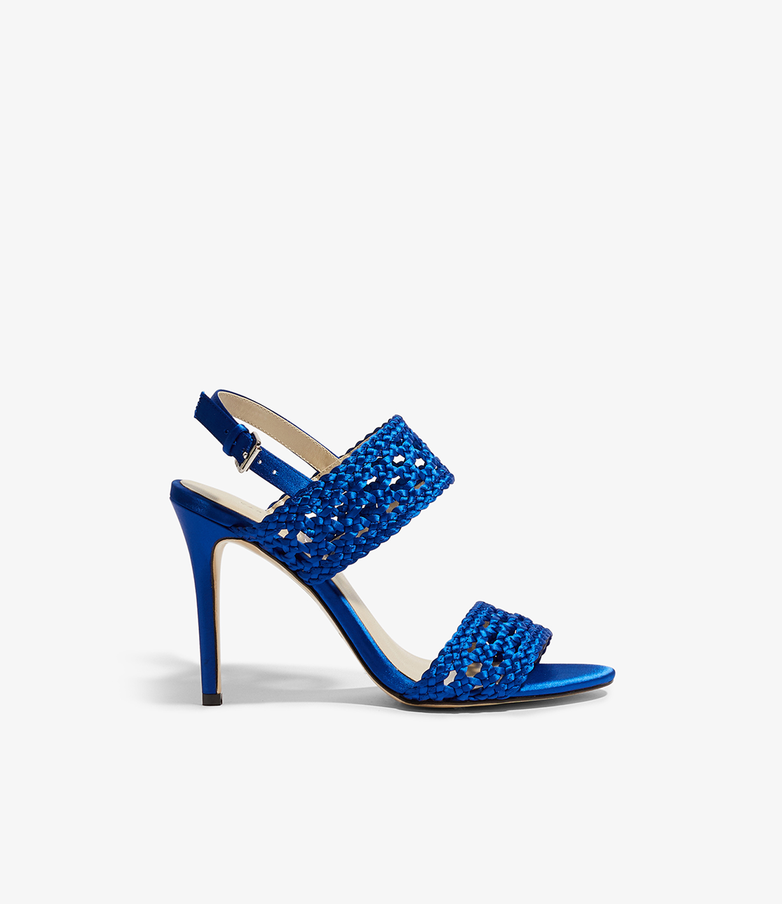 karen millen woven heeled sandals