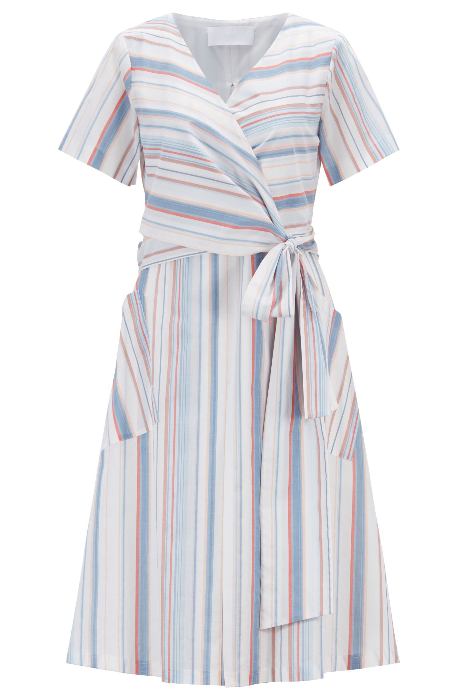 hugo boss striped dress