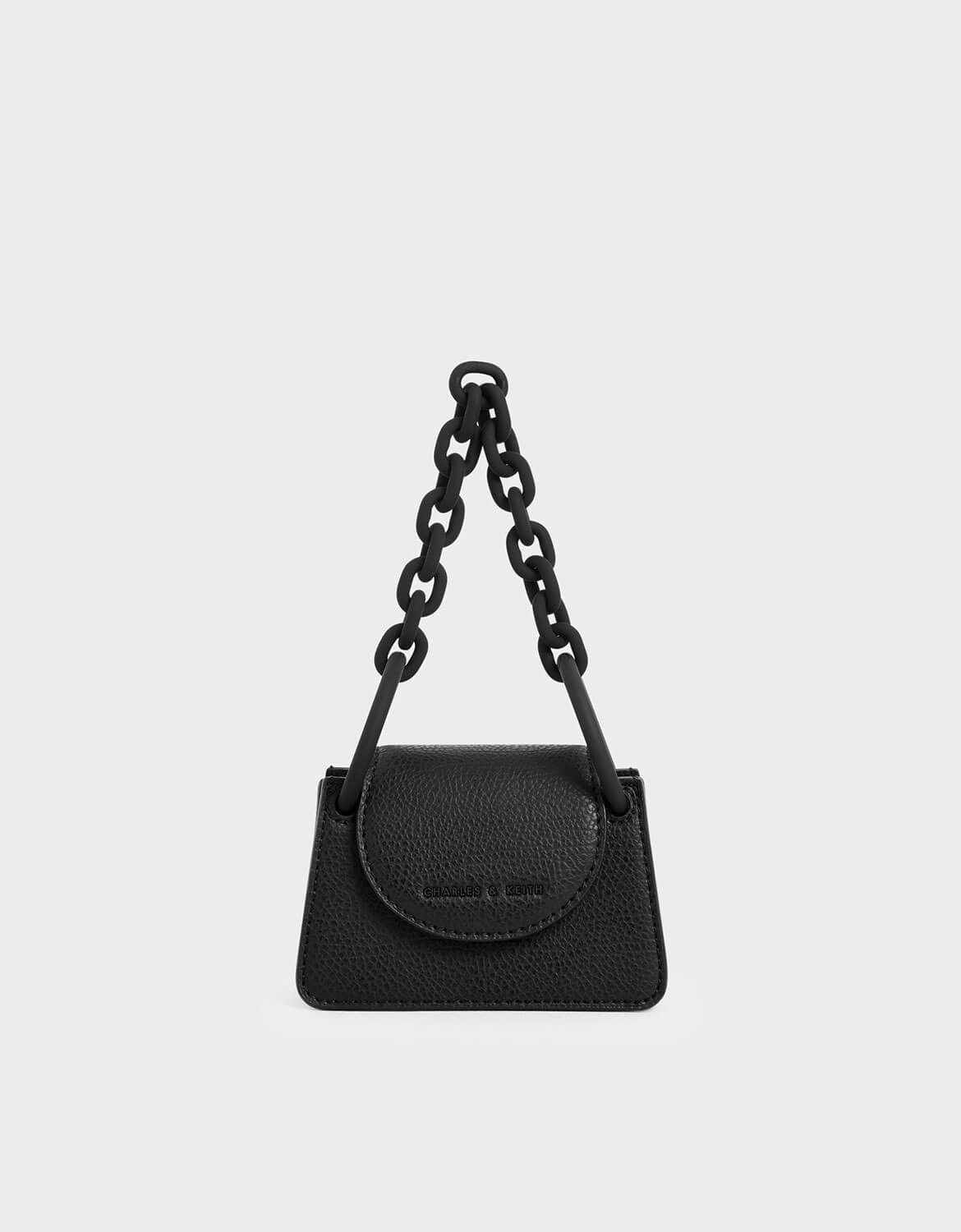 charles and keith black bag