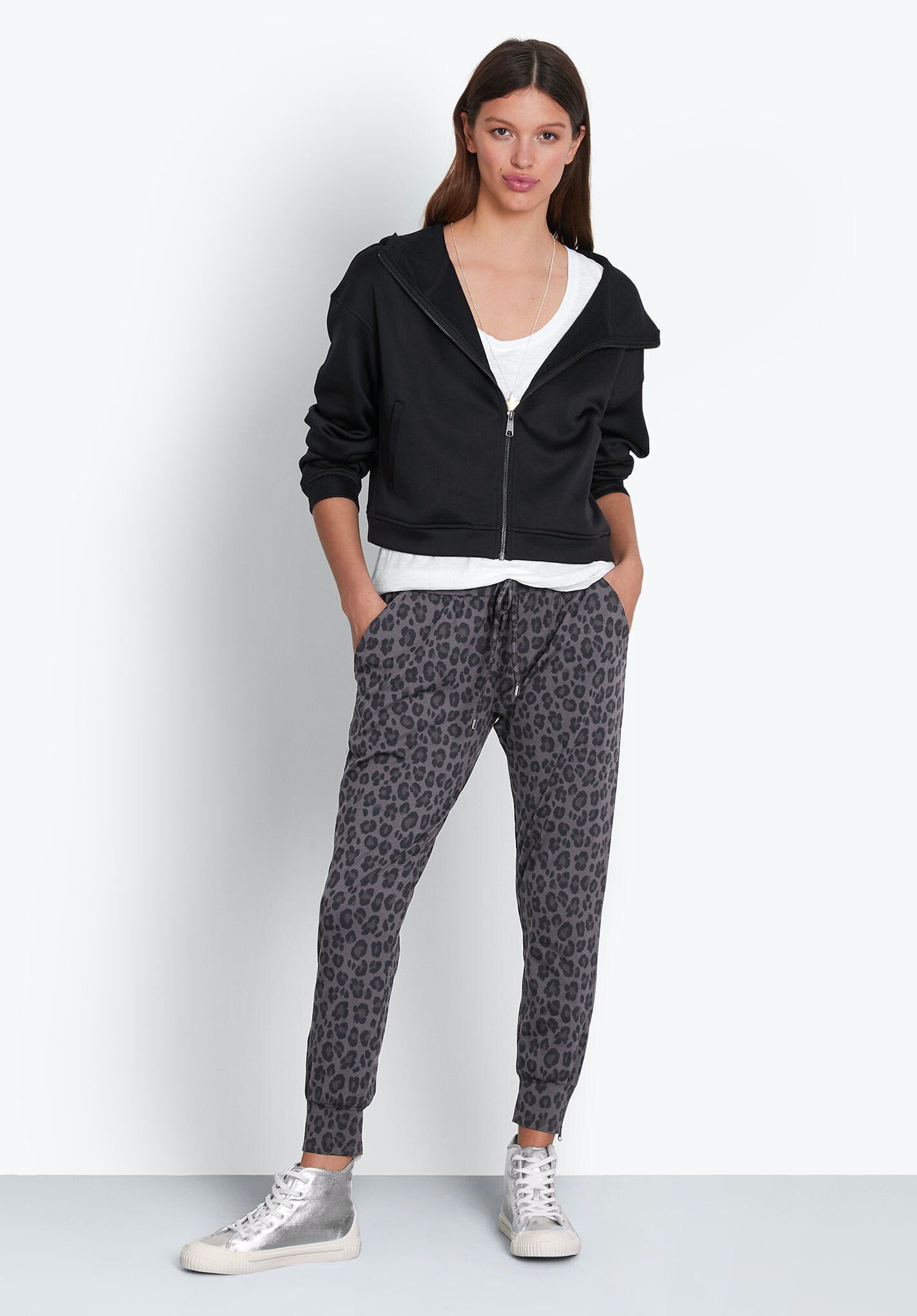 hush skye hi top trainers