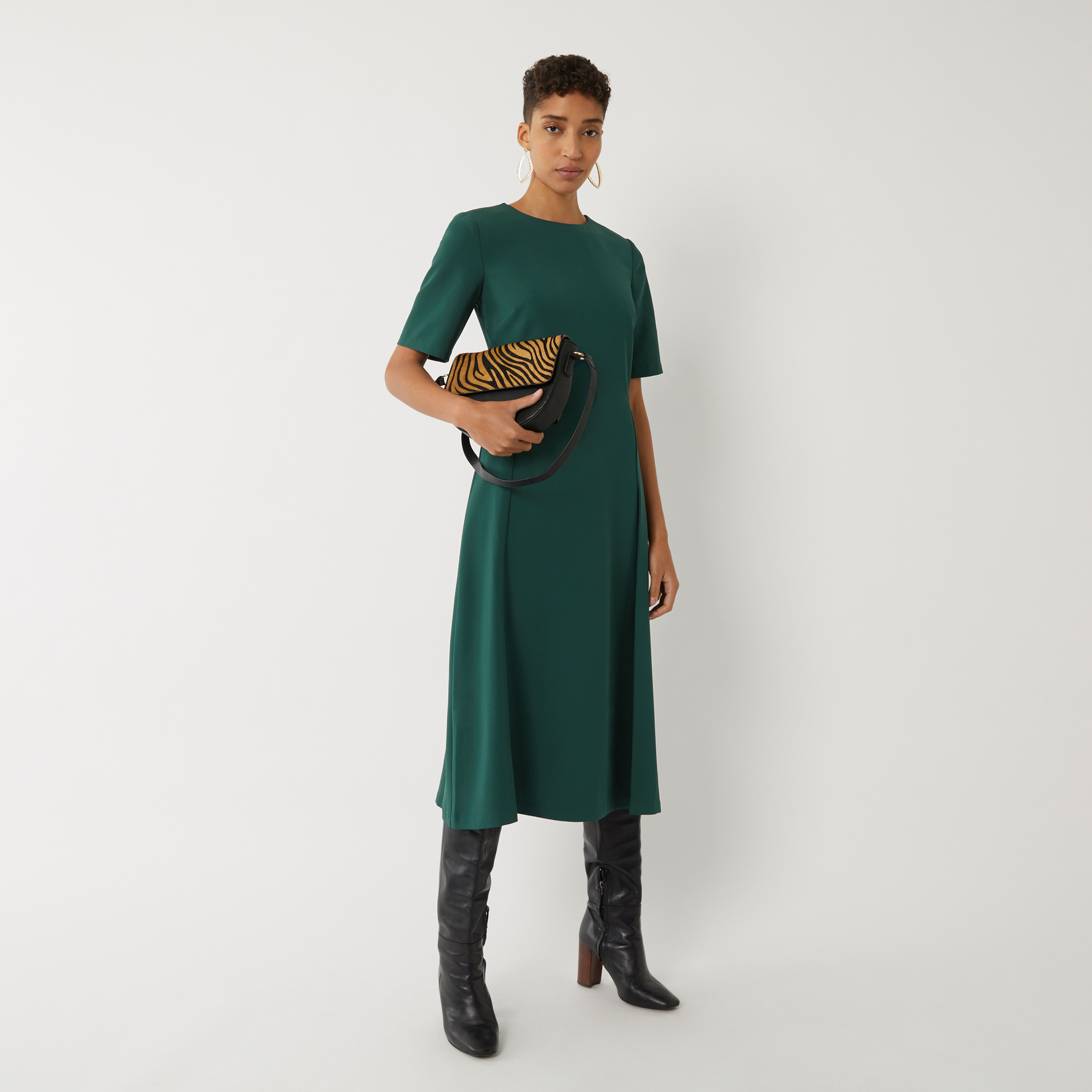Crepe Midi Dress | Endource