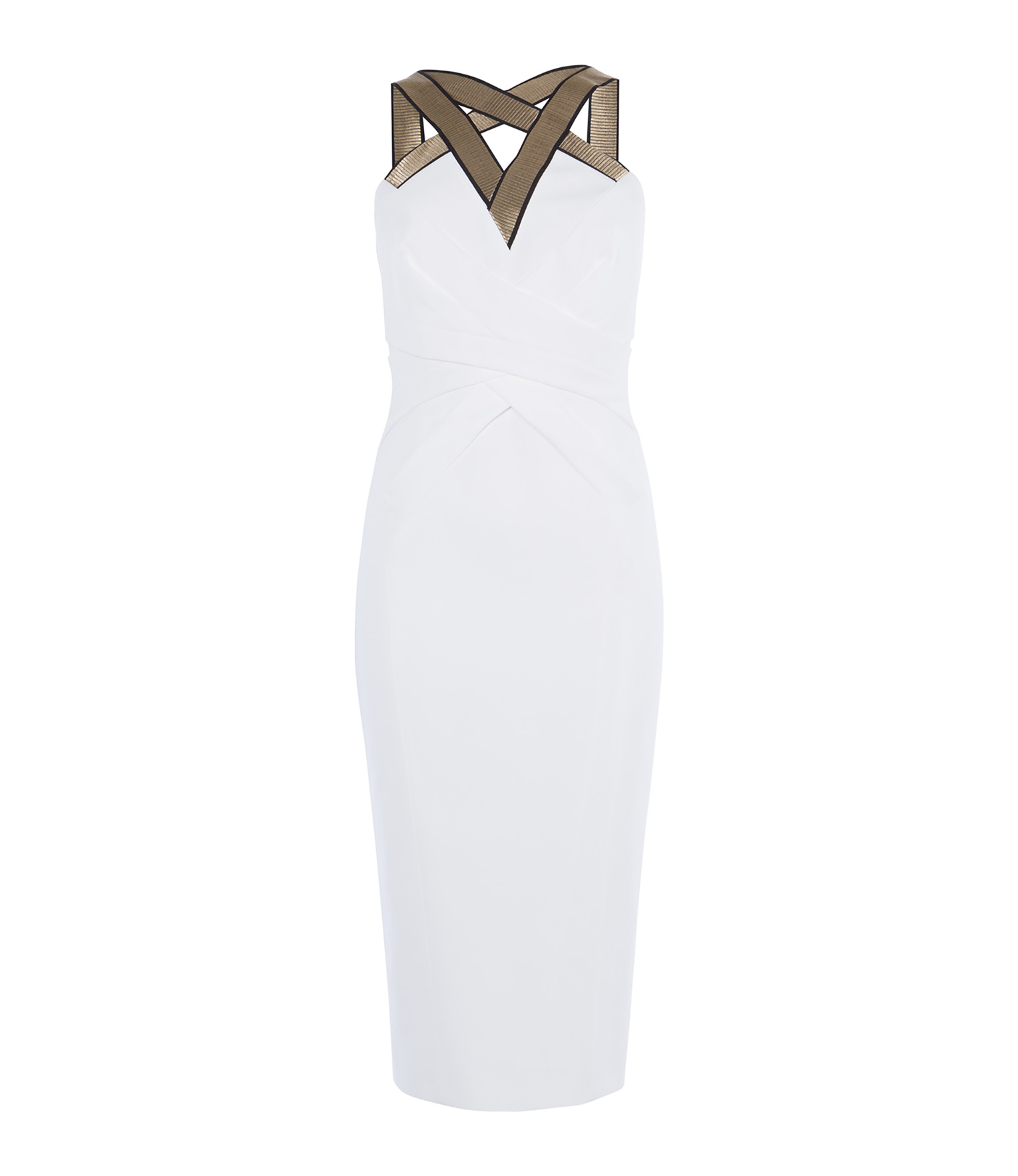 karen millen halterneck bodycon dress