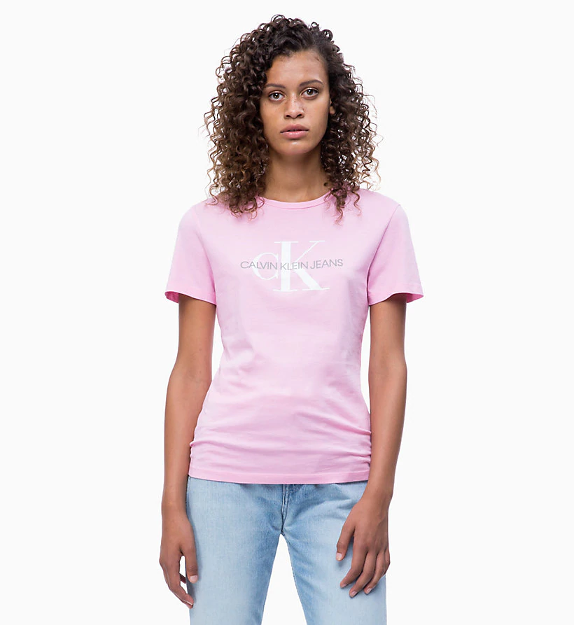 pink calvin klein t shirt