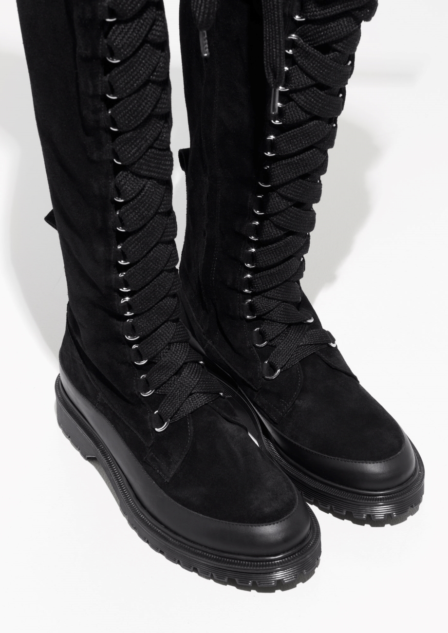 other stories lace up boots